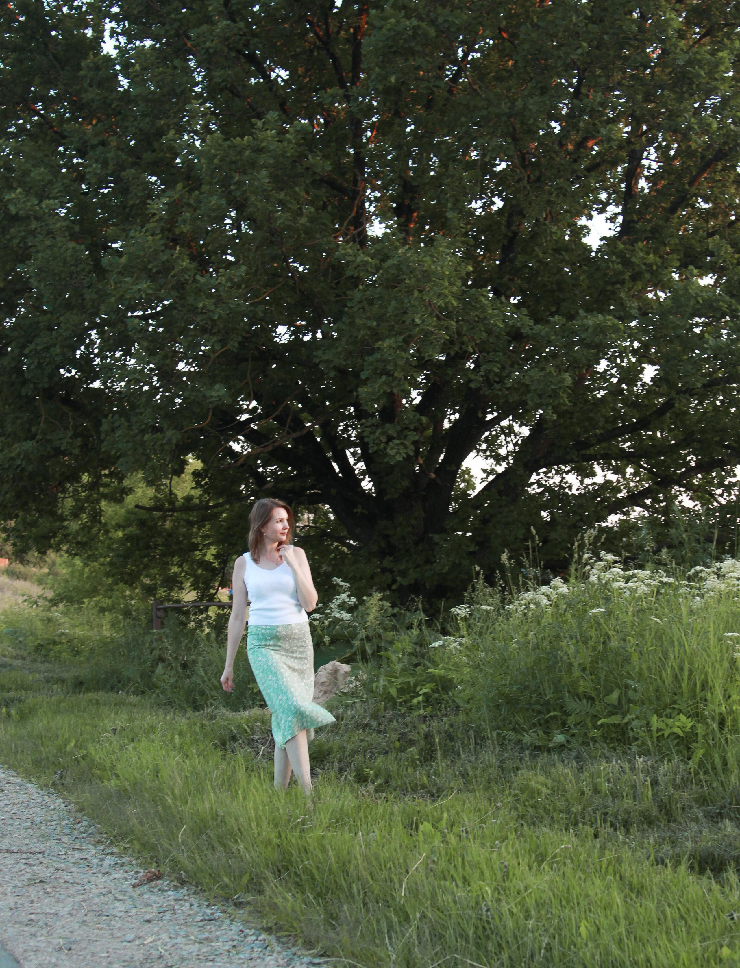 Людмила. Дуб на закате. Фотограф Ирина Воробьева