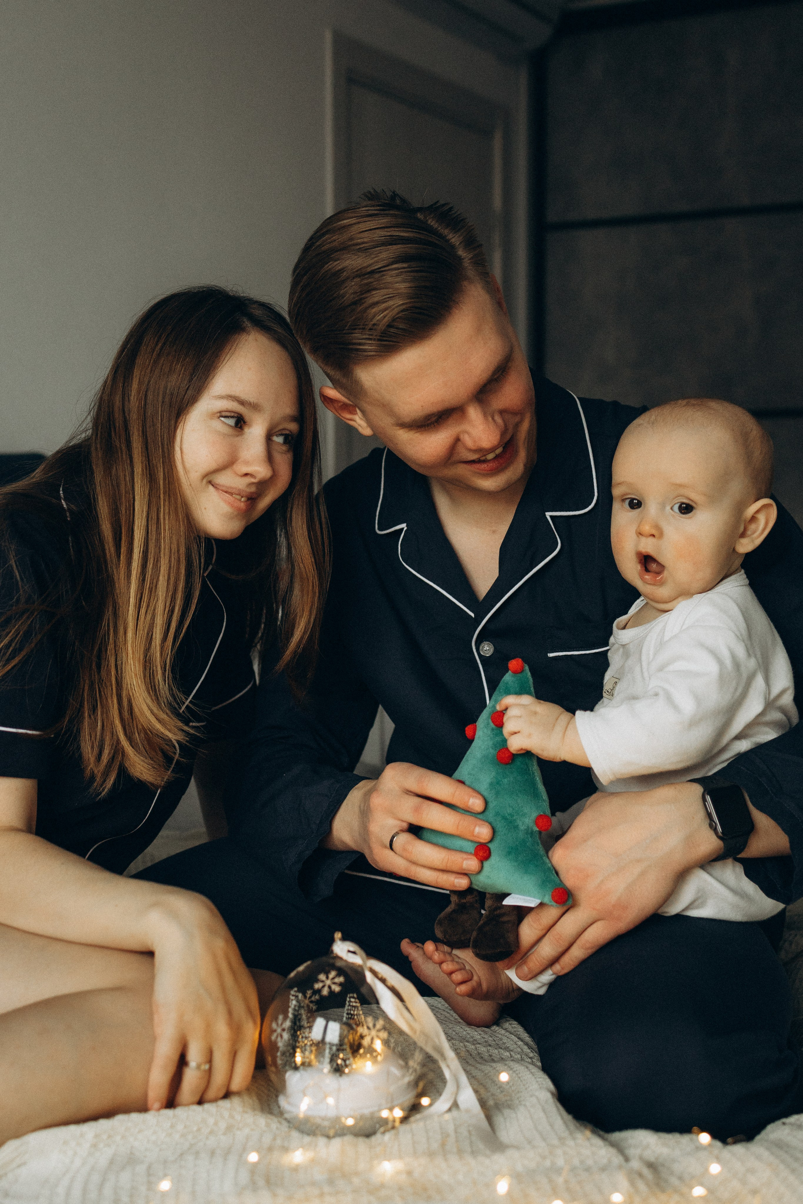 Первый Новый год Андрюши. Фотограф lifestylе в Москве Пшеничная Анастасия