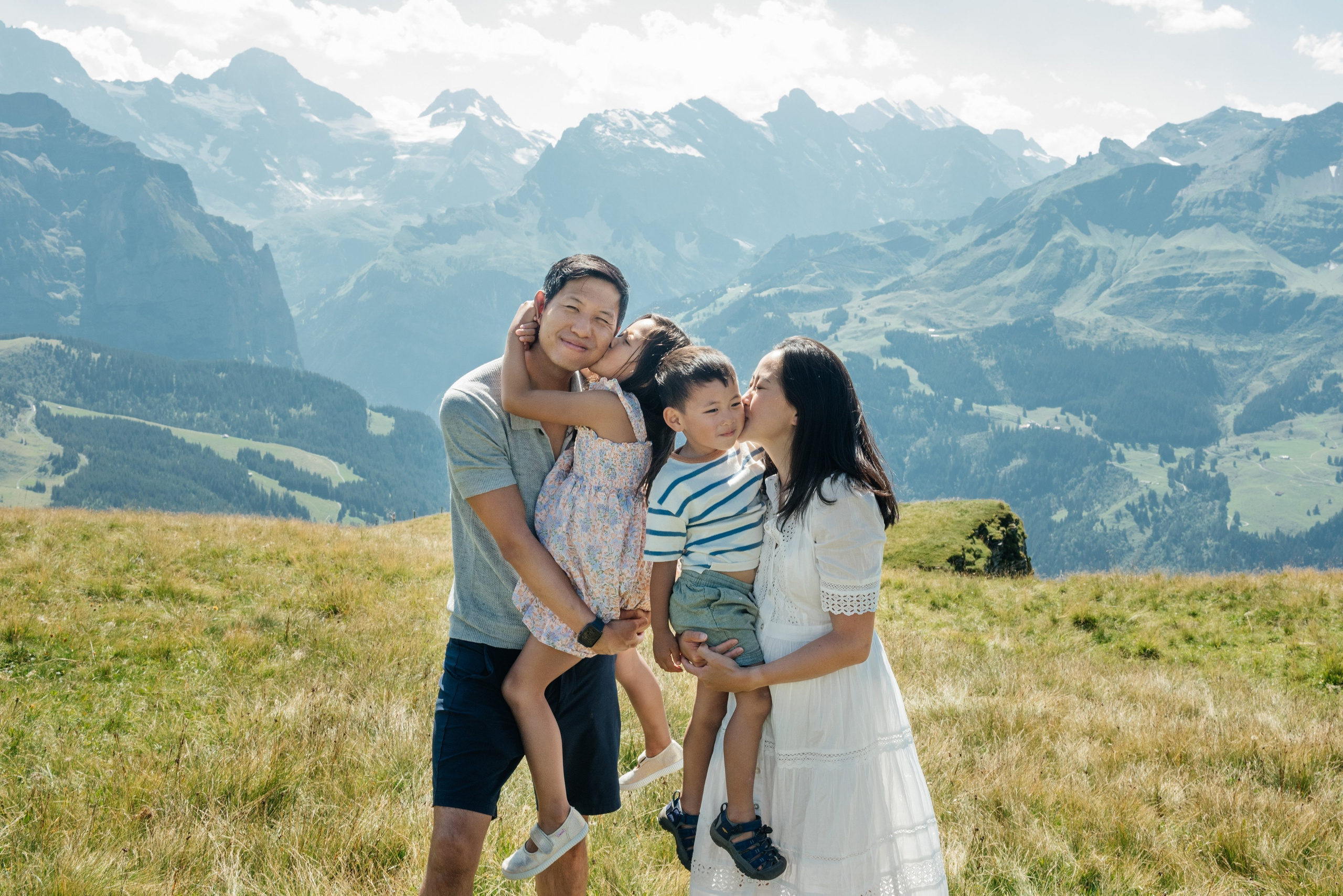 Dorothy, Richard, Zoe and Liam (Mannlichen). Photographer in Switzerland and Europe Anna Alekseenko