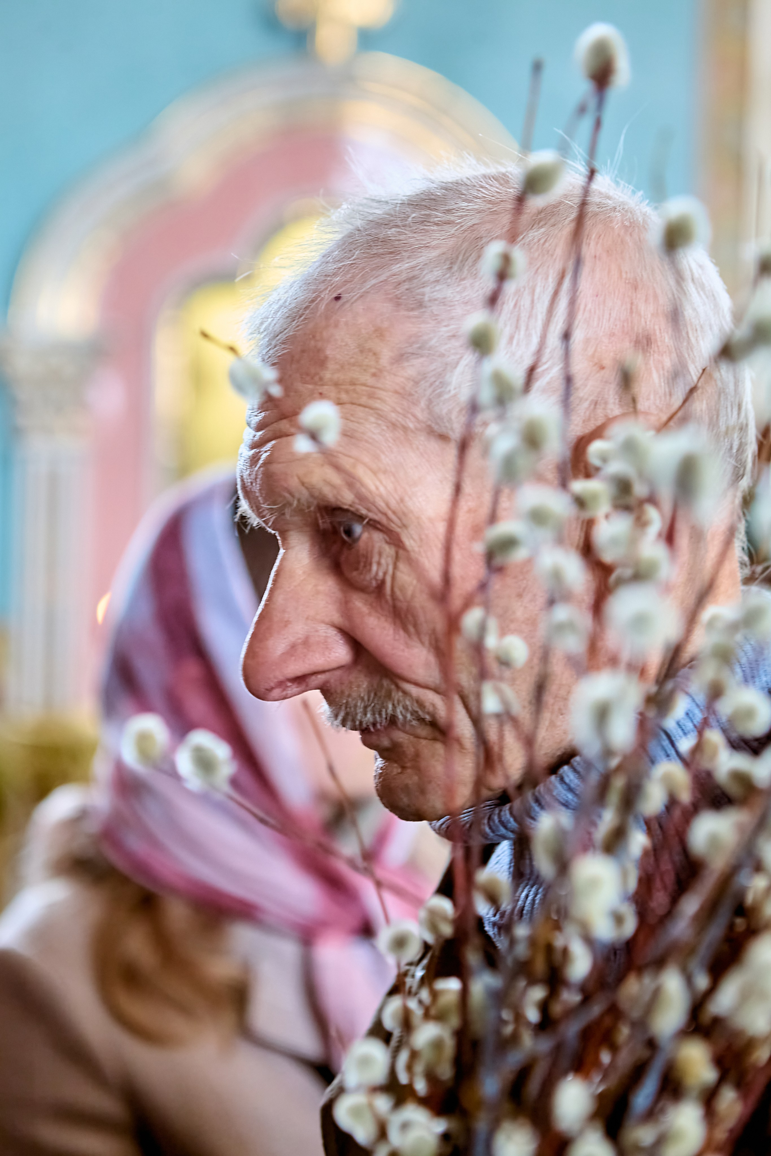 Православный портретный фотограф Николай Голованов. Портрет мужской Вербное воскресение