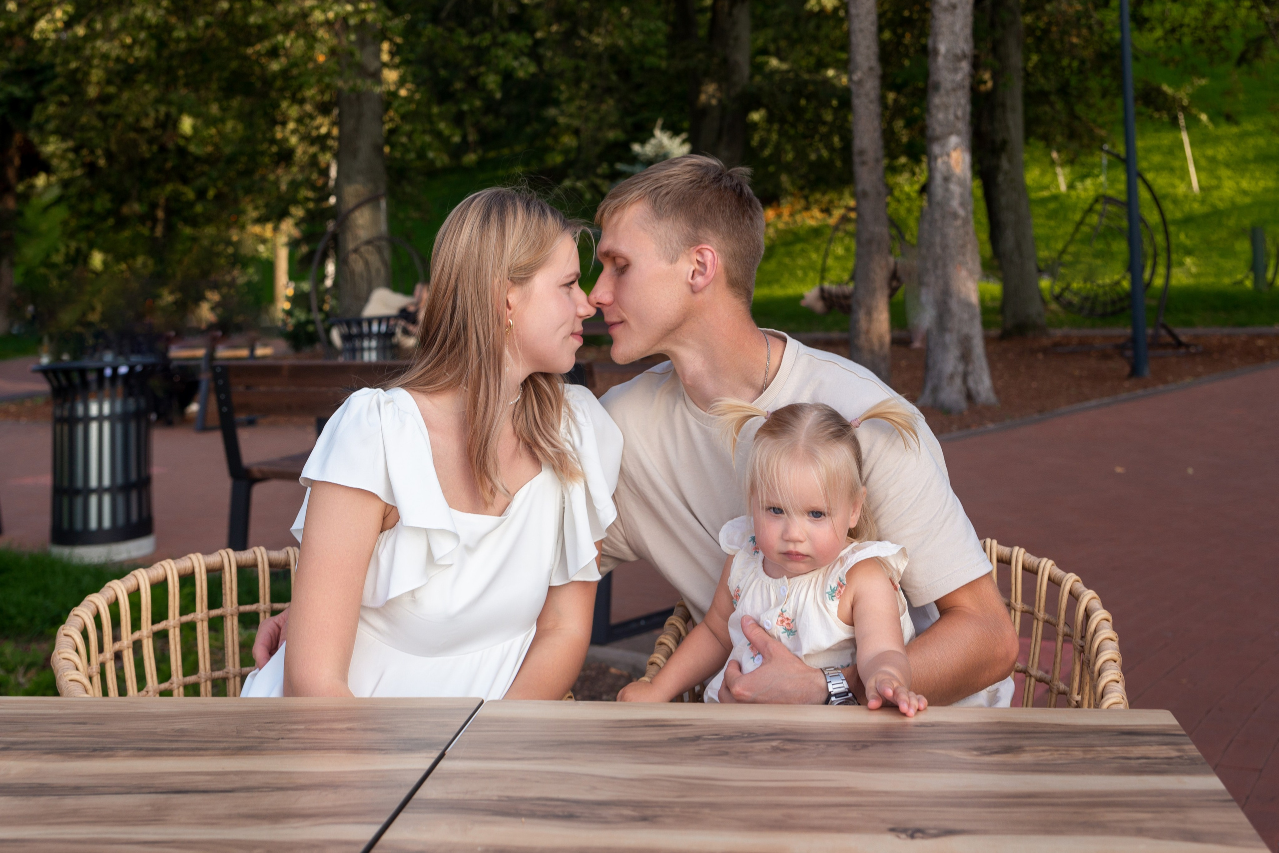 Александр, Марина и Лерочка. Фотограф Шагалов Михаил