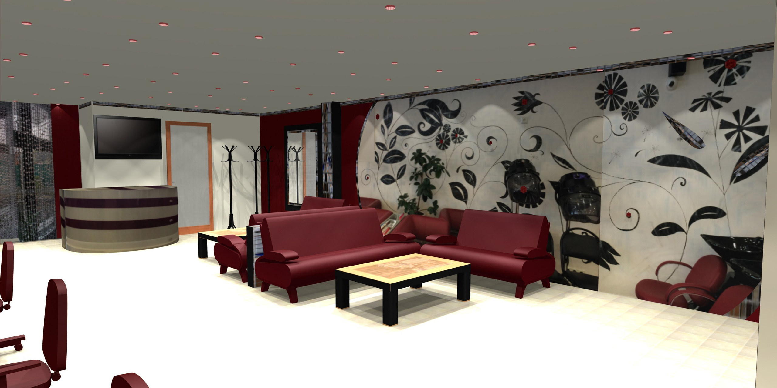 Салон Красоты. Дизайнер интерьера в Сочи Ольга BAKUSHKIN DESIGN