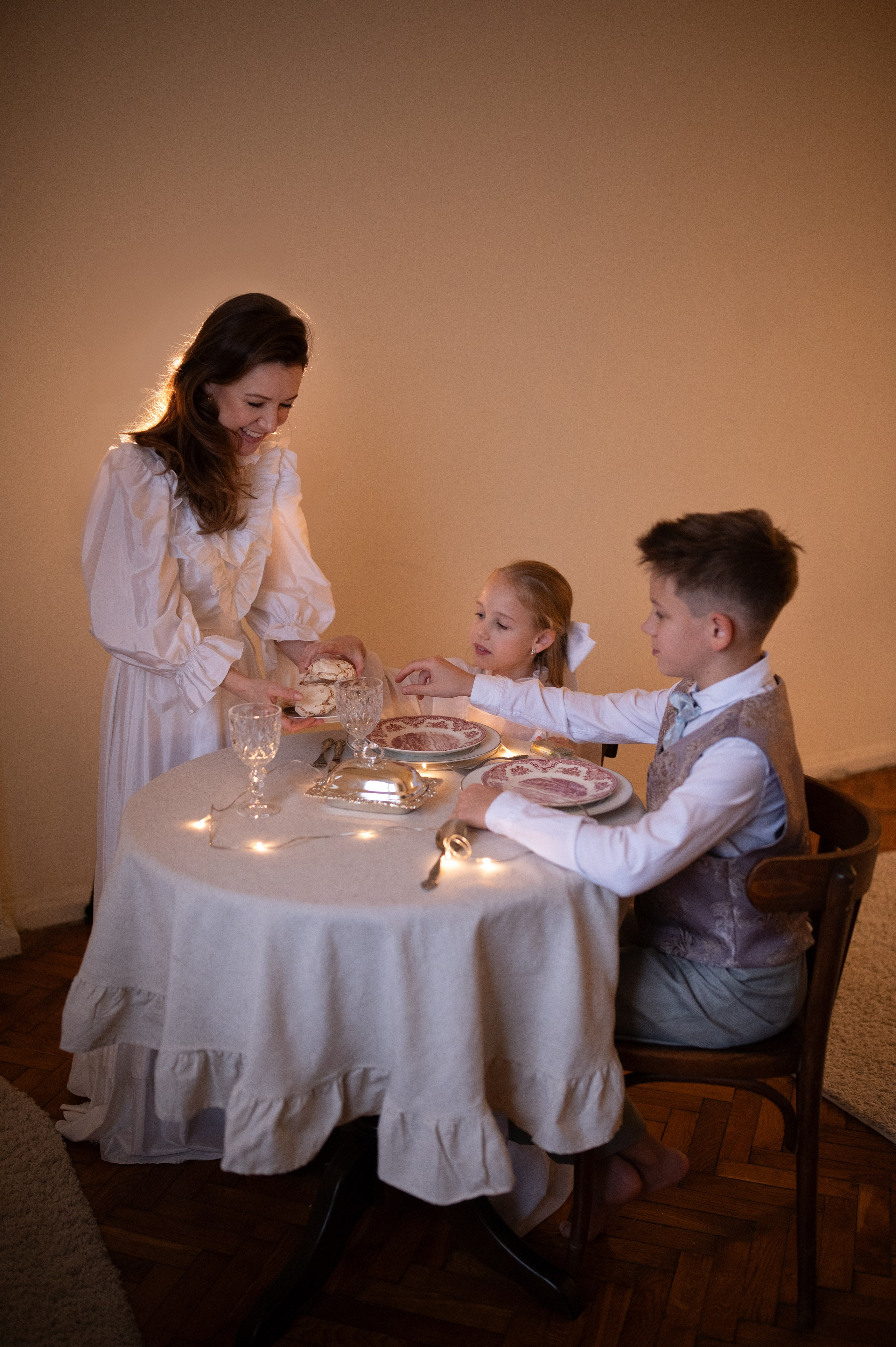 Новый год в винтажном стиле. Семейный и детский фотограф в Москве Анна Оськина