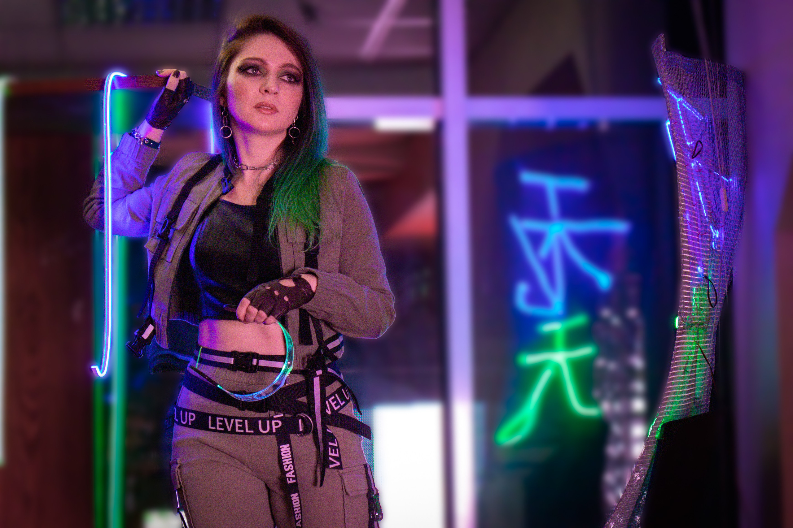 Фотосессия в стиле Киберпанк. Фотограф в Южно-Сахалинске Гусаков Евгений