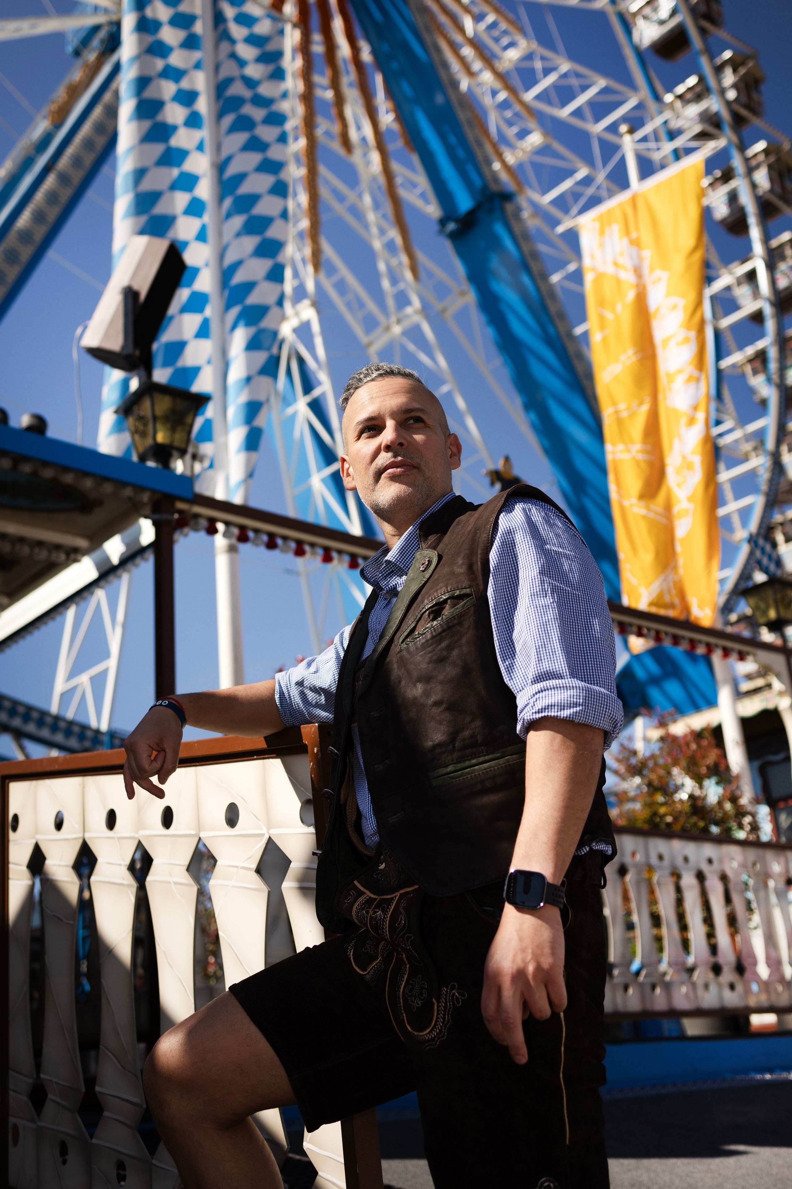 Frühlingsfest. Photographer in Munich