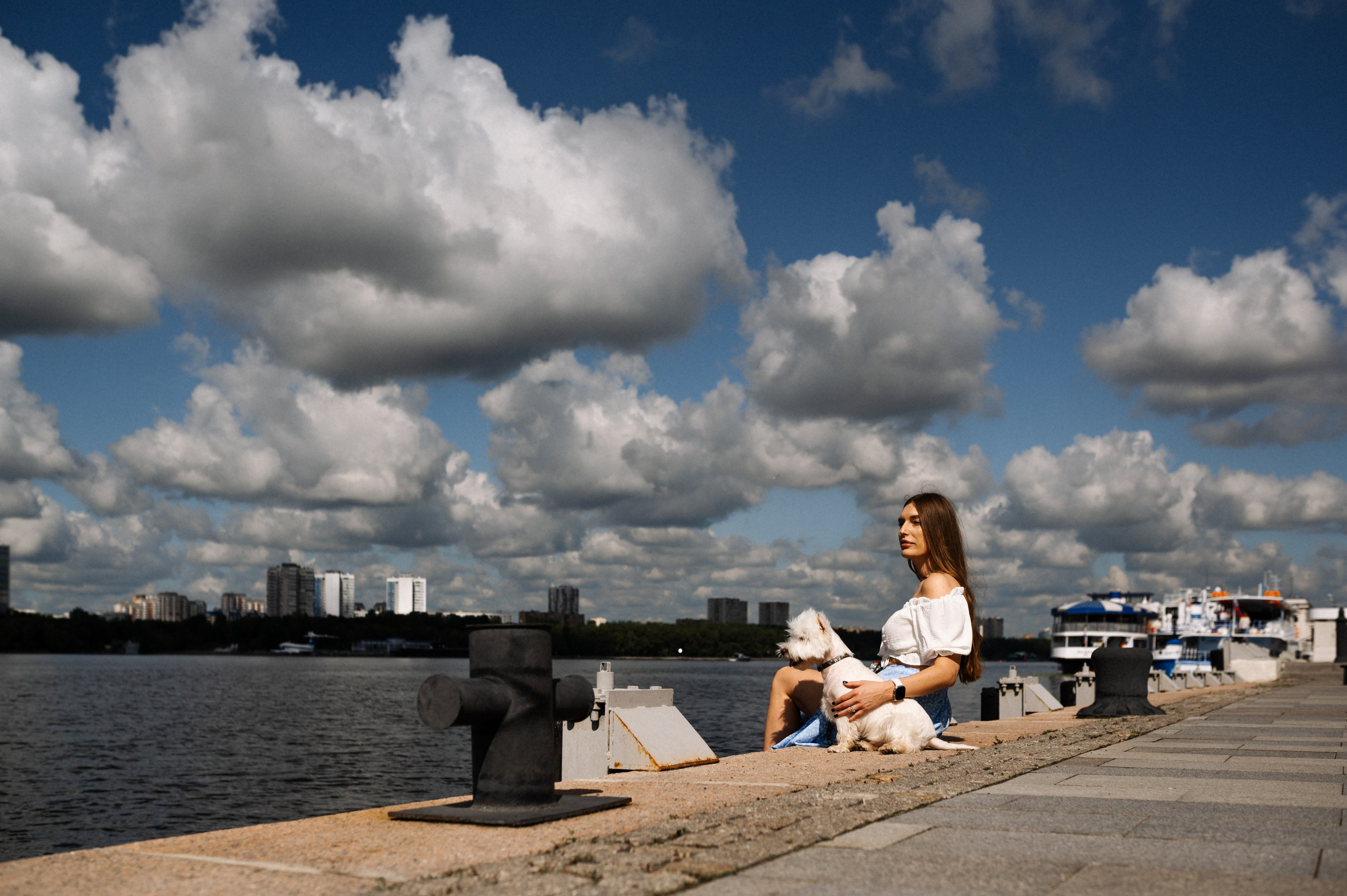 Даша и Вайт. Фотограф анималист в Москве Ольга Агушева