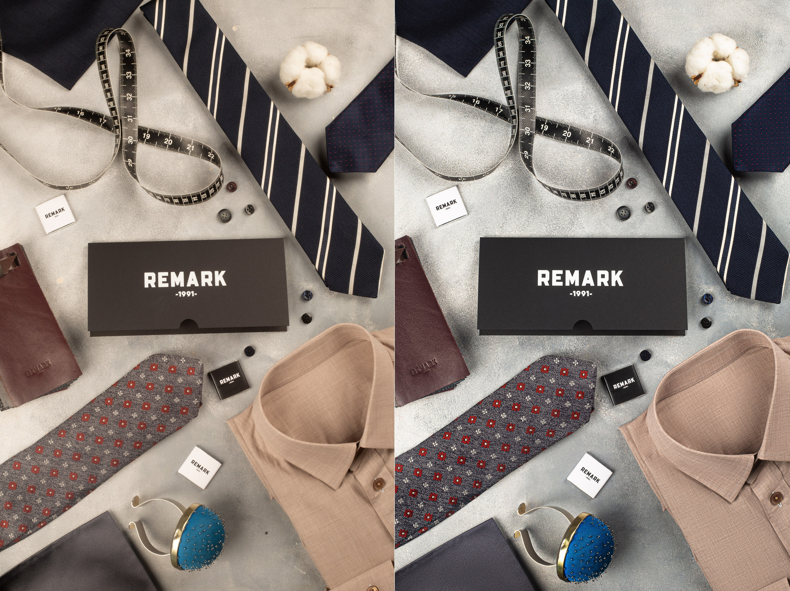 Ретушь фотографий рубашек и пиджаков | Студия SVITHART