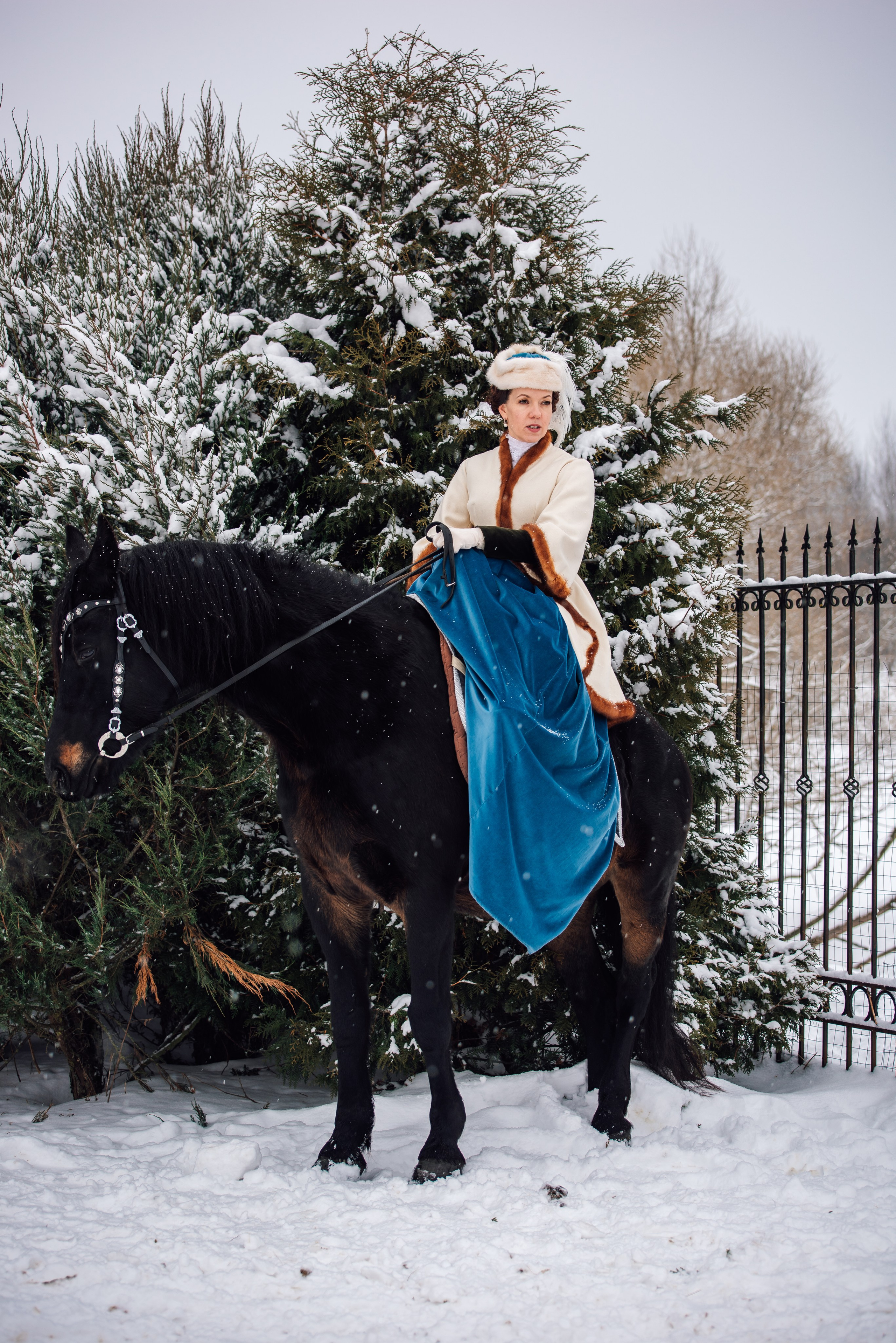 Зимняя парфорсная охота. Фотограф Диана Вальтер