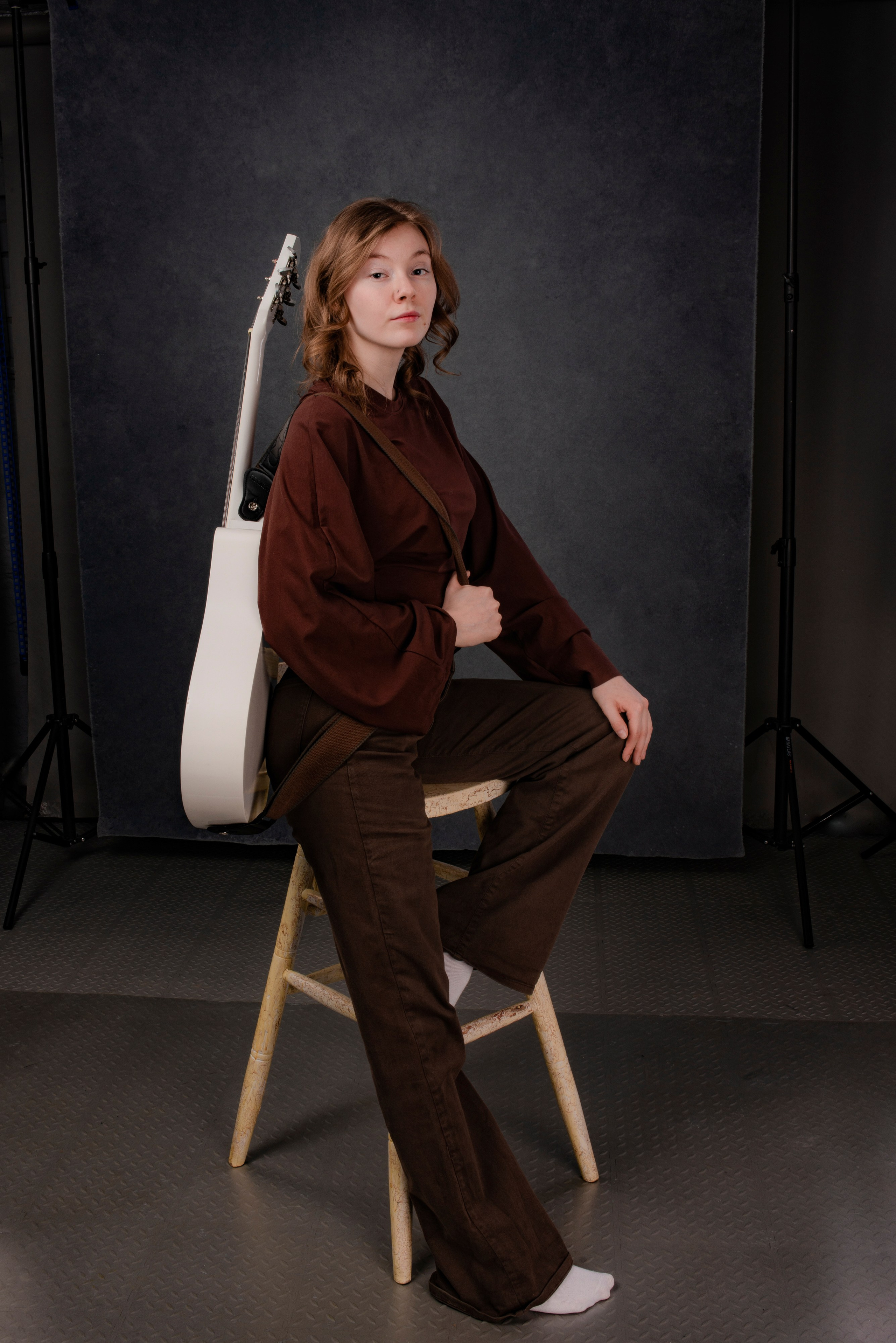 Фотосессия Екатерины с гитарой в фотостудии Нижний Новгород I Эстетика. 001