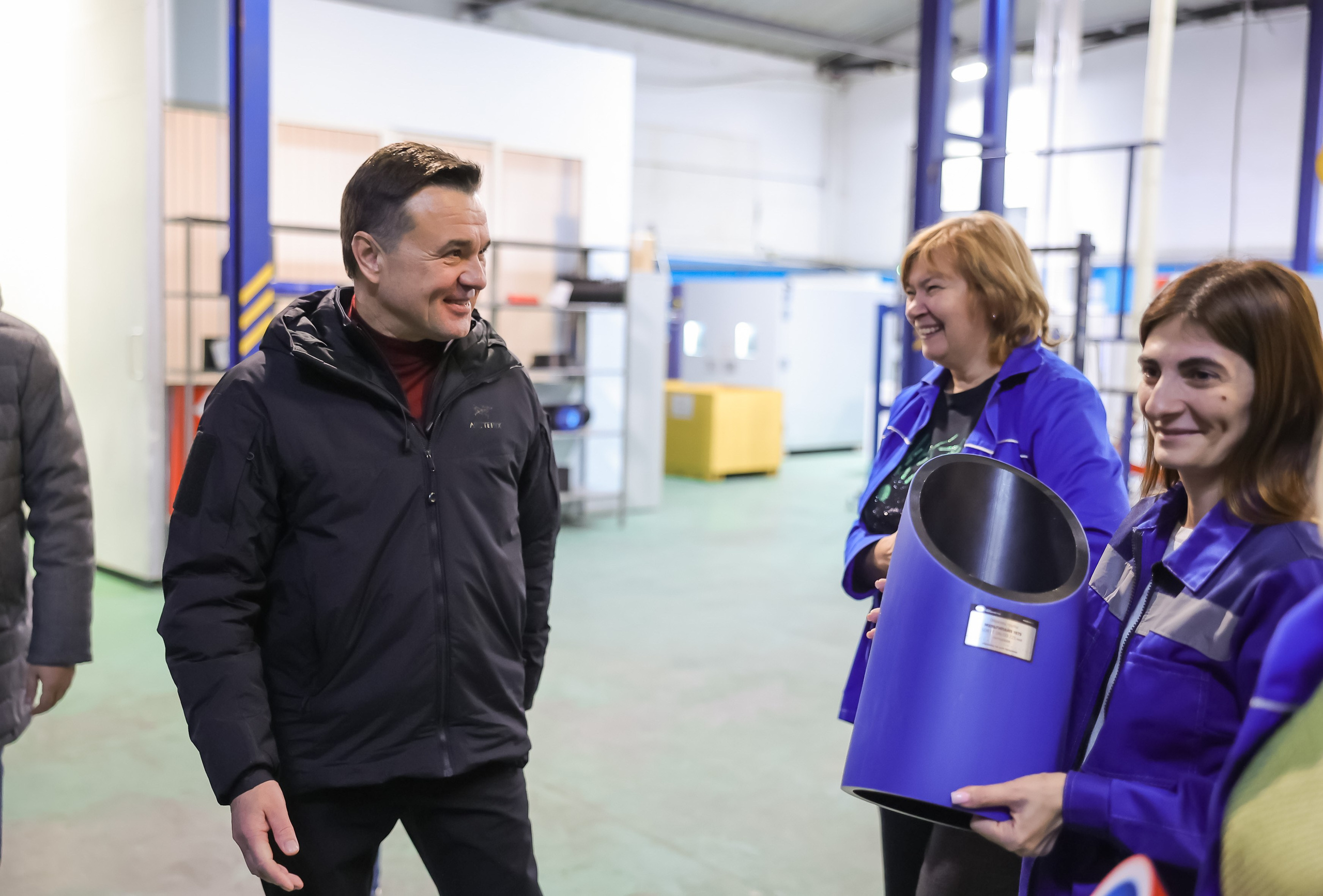 Губернатор Московской области Андрей Воробьев посетил Климовский трубный. Моя фотография