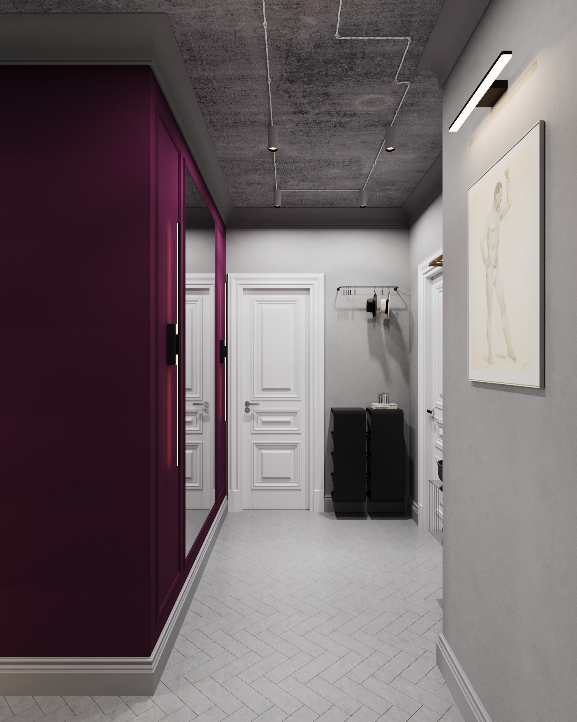 ЖК Профит, Москва, 2024 год, 61 м. кв. BYPRITCHINA | студия дизайна интерьера г. Москва