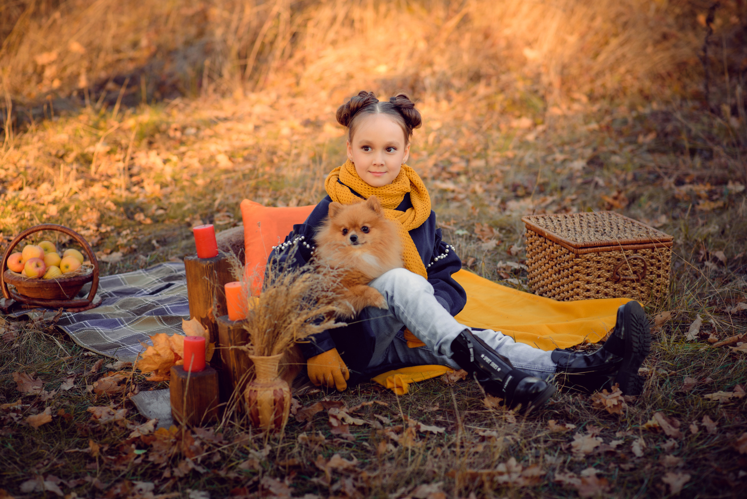 Осенняя прогулка. Профессиональный фотограф в Рязани