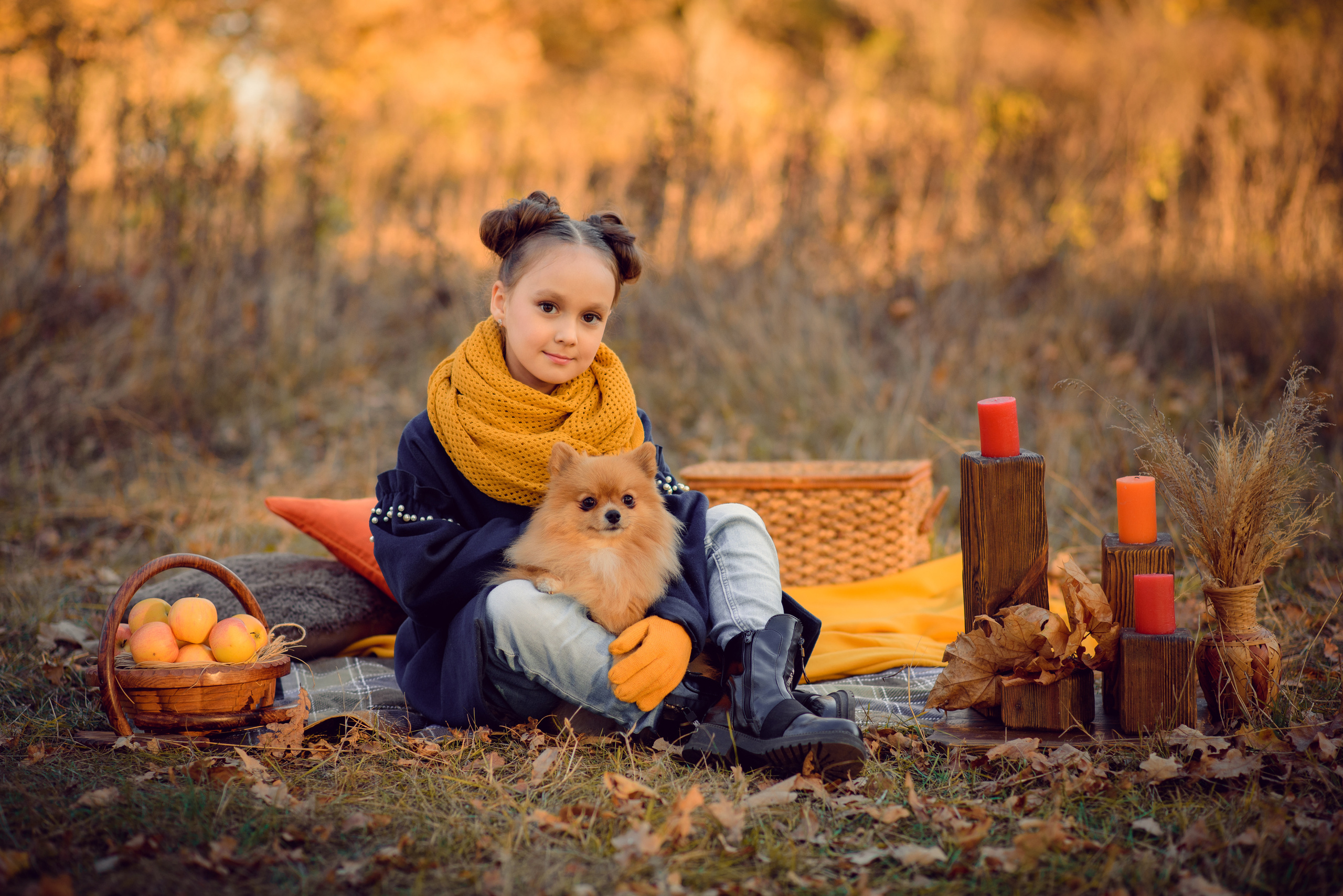 Осенняя прогулка. Профессиональный фотограф в Рязани
