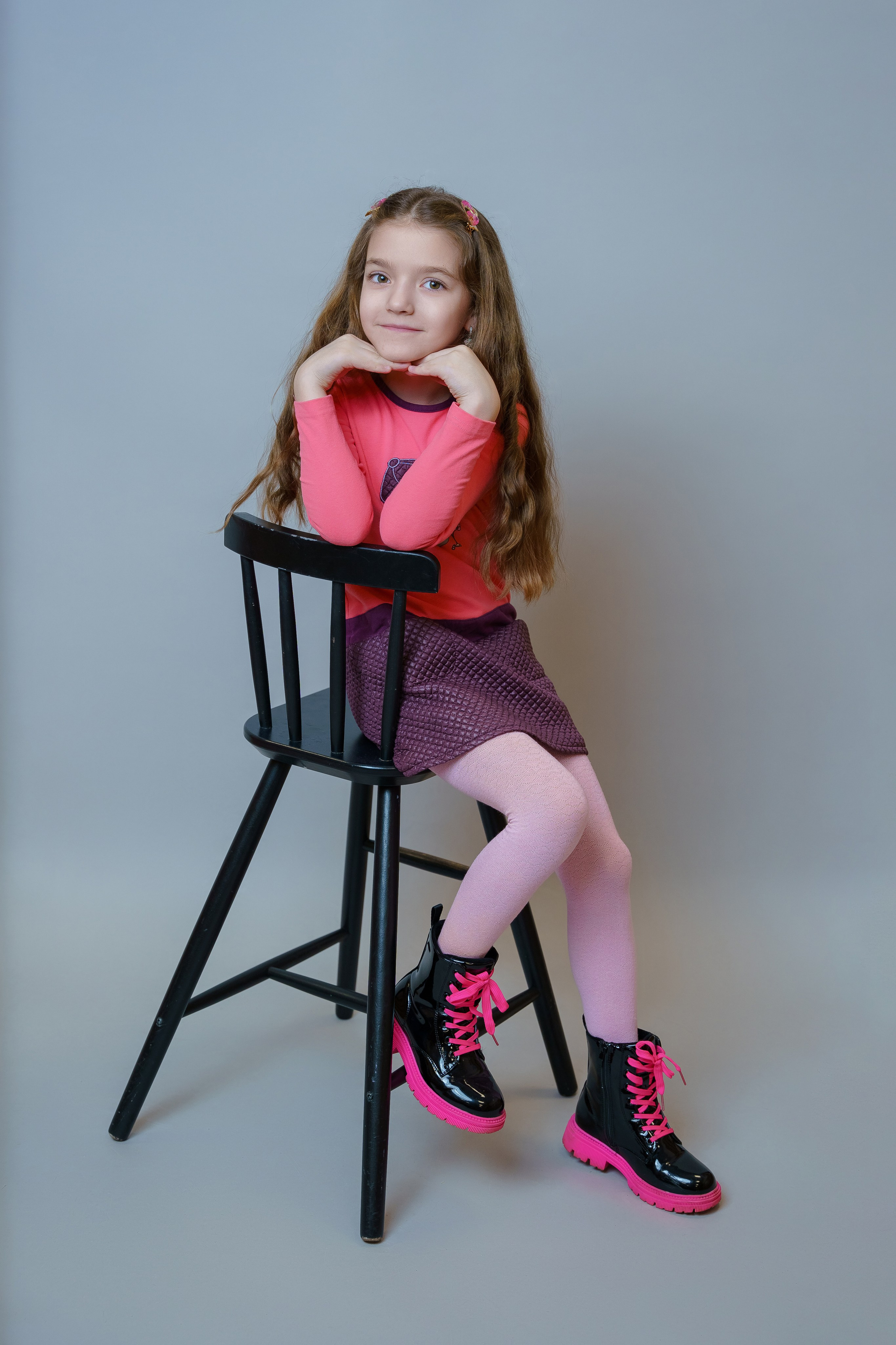 Студийная съемка в саду