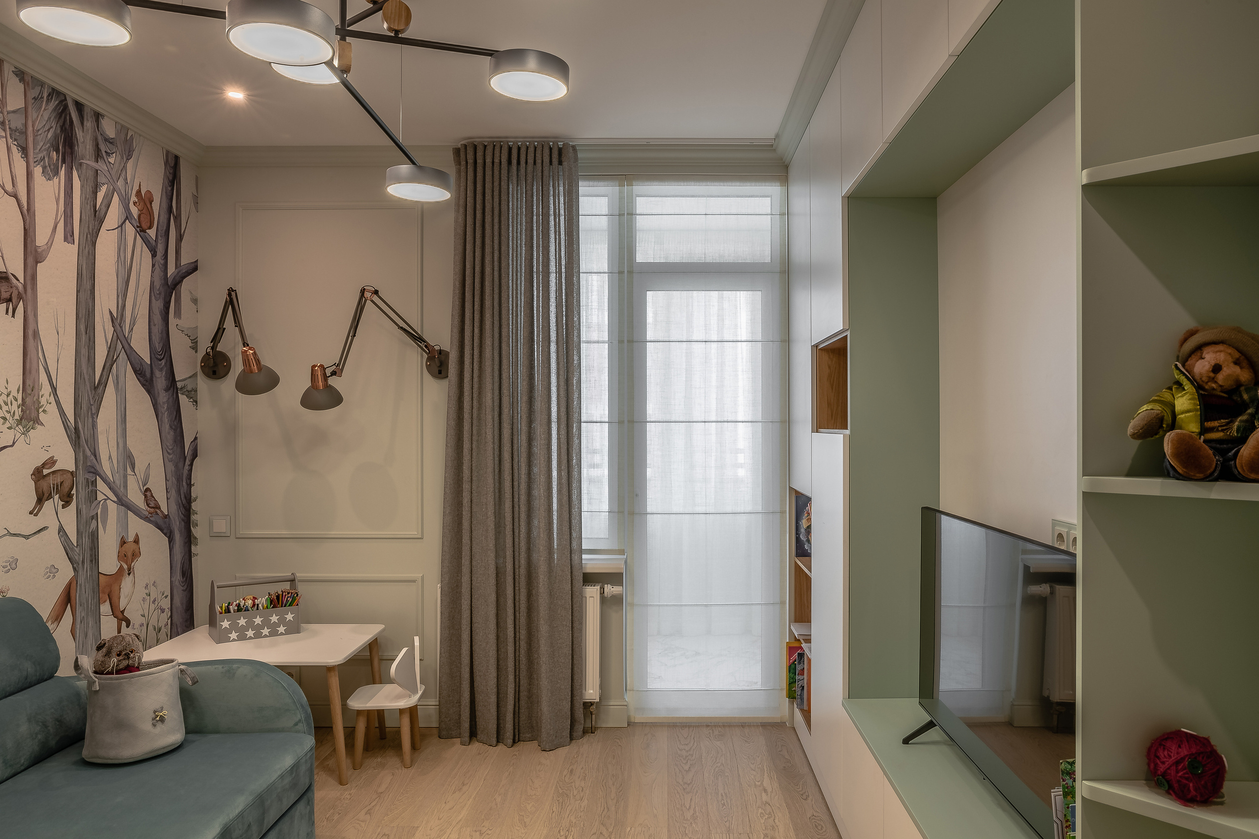 Детские шторы заказать в СПБ. Шторы на заказ в СПб. Выезд дизайнера, карнизы, жалюзи и рулонные шторы