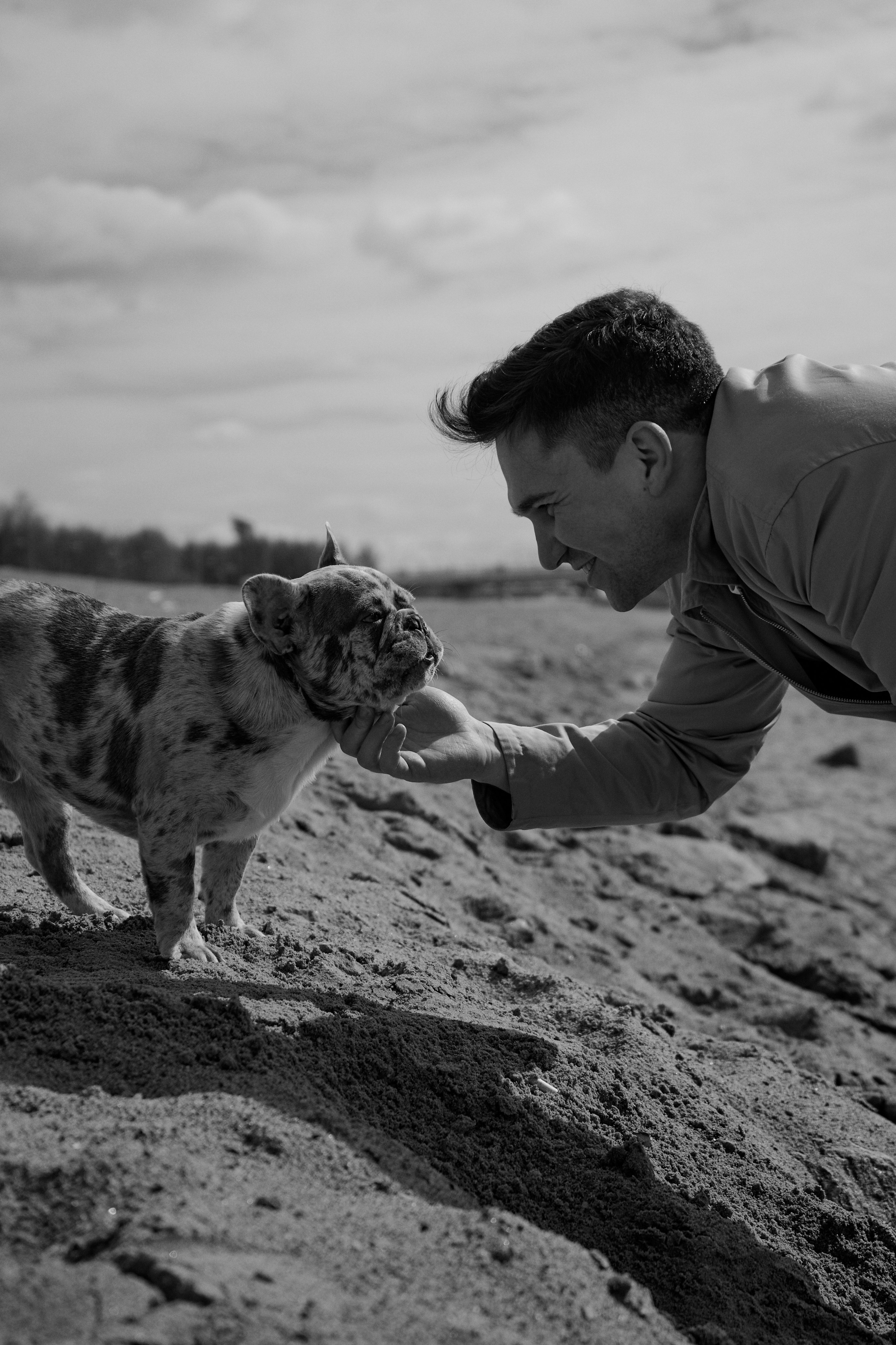 Фотосессия с собакой на заливе. Фотограф / Санкт-Петербург / Галина Никонова