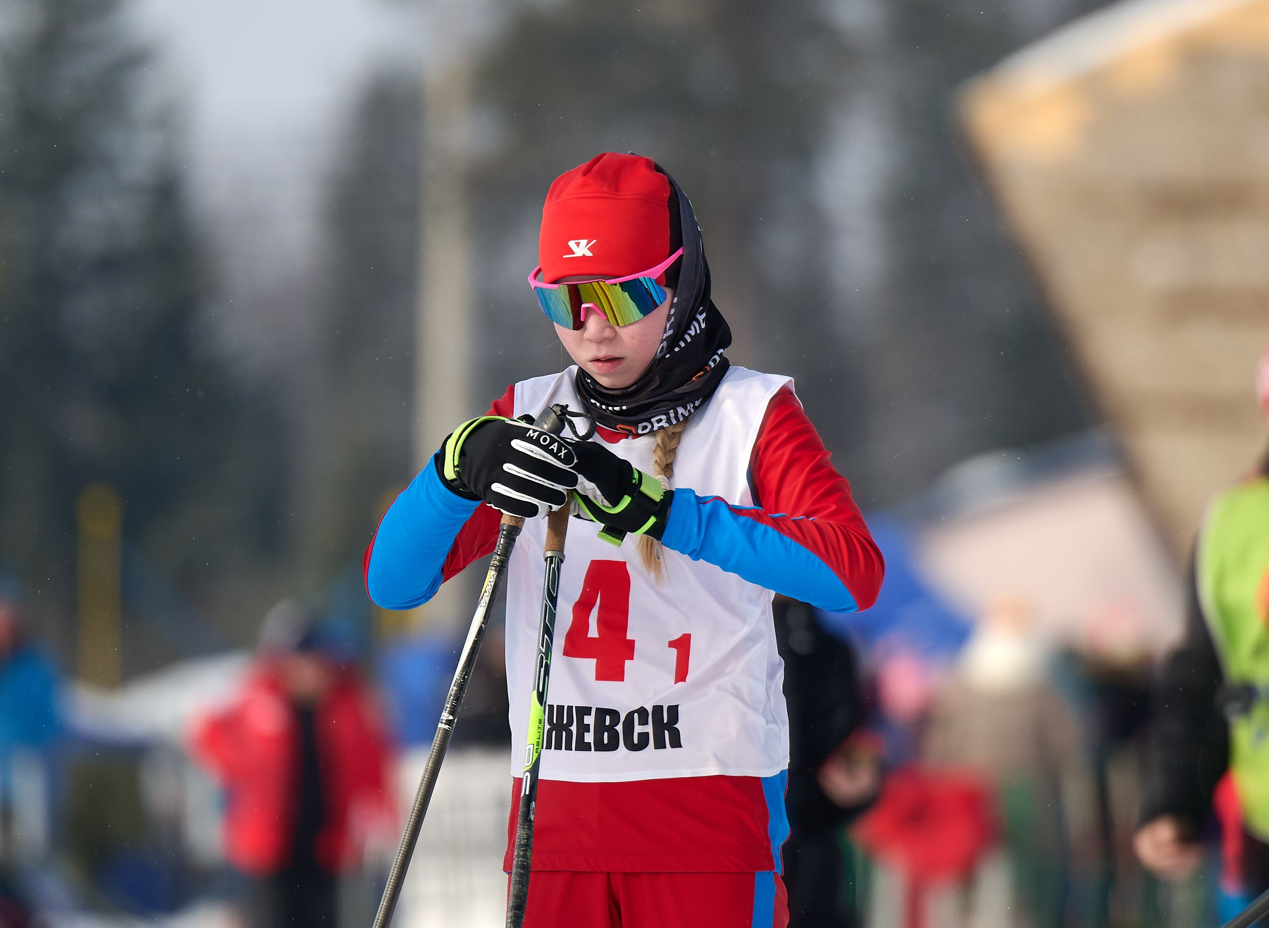 Всероссийские соревнования по лыжным гонкам «Пионерская правда». Ижевс. Спортивный репортажный фотограф в Ижевске Сергей Мерзляков