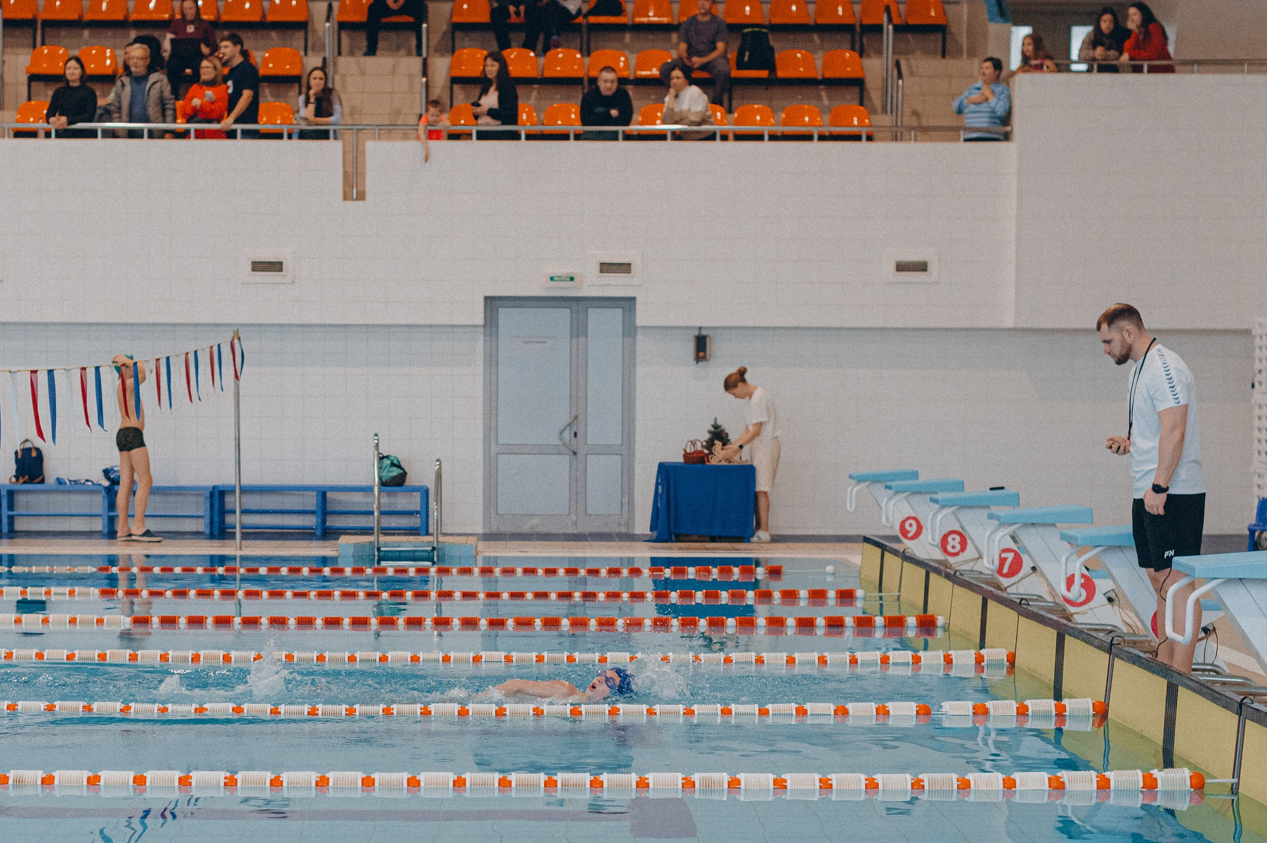 «Новогодние заплывы» в СОЦ «Зодчий». Фотограф Дмитрий Пименов