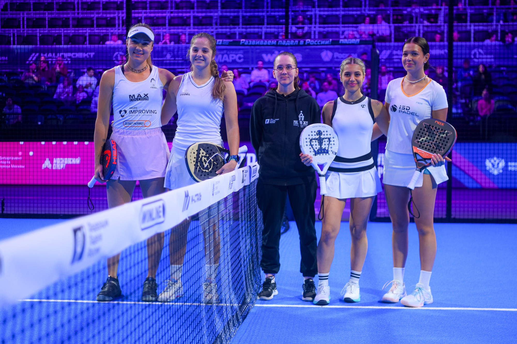 Падел: Международный турнир «Москва 2025». Елена Дружинина. Спортивный и репортажный фотограф