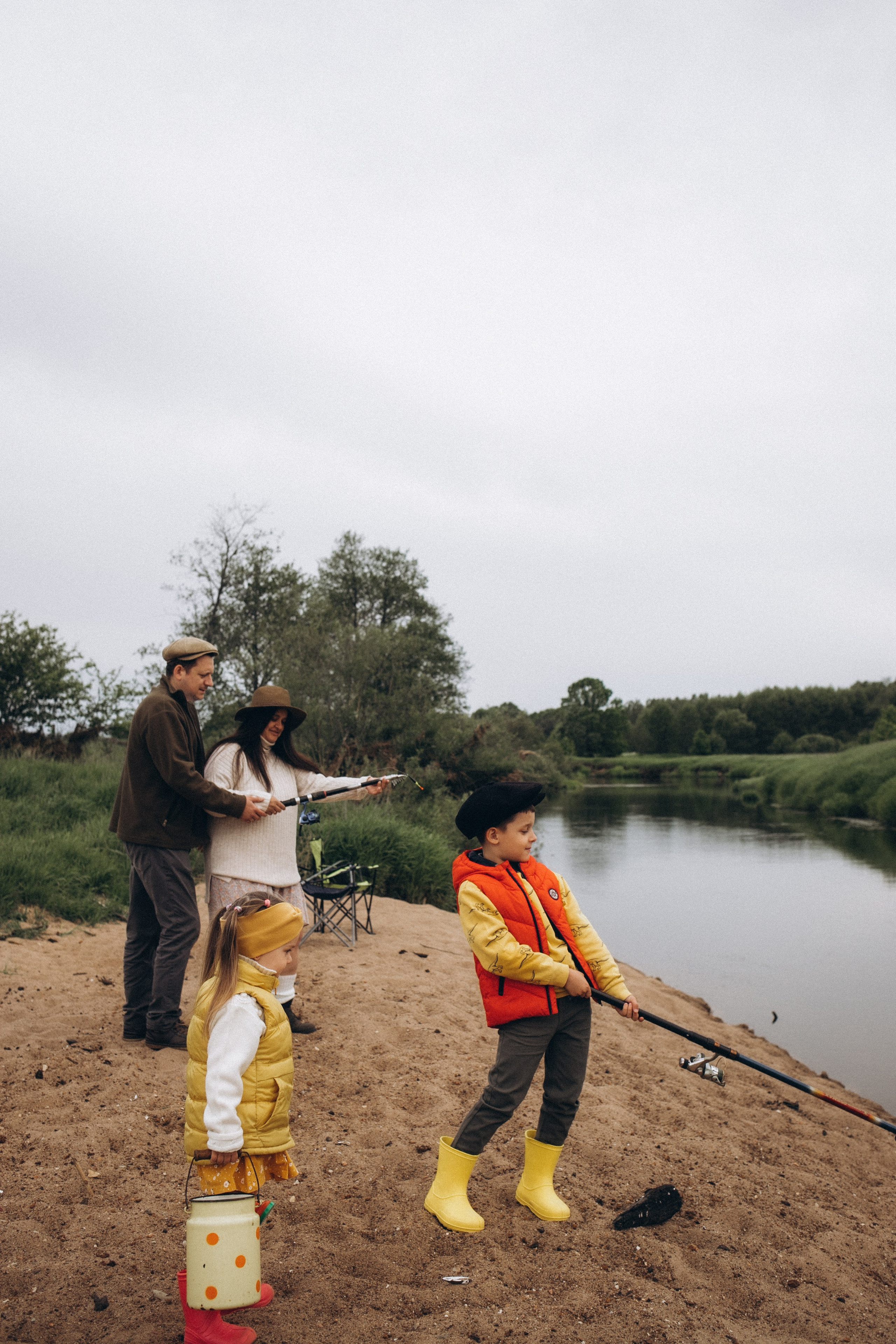 Вася, Юля, Сева и Полинка. Семейный и свадебный фотограф Анна Кожокарь