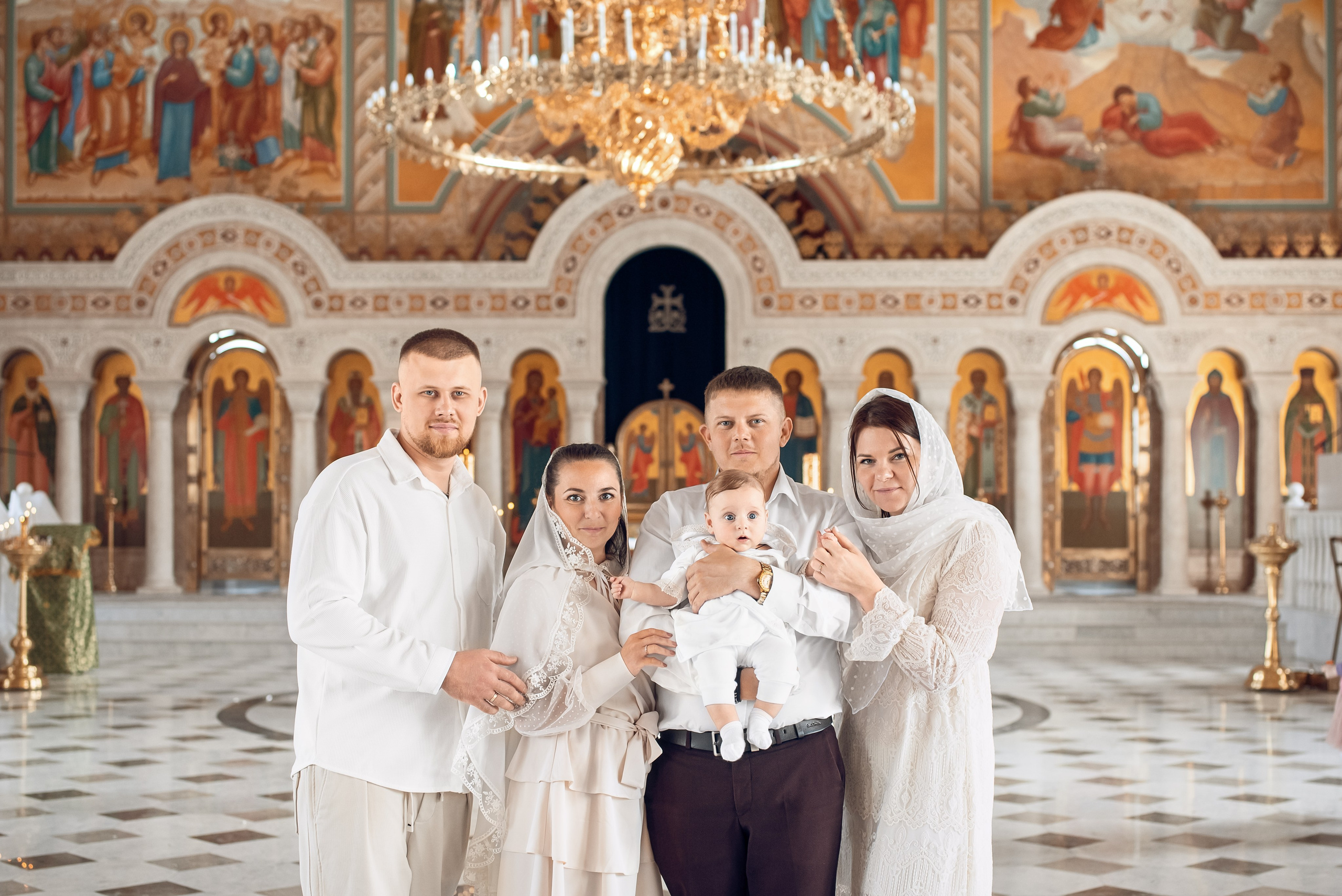 Храм Угрешского. Крещение на Вербное. Церковный фотограф на Таинство Крещения и Венчания в Оренбурге и Оренбургской области Екатерина Белкина