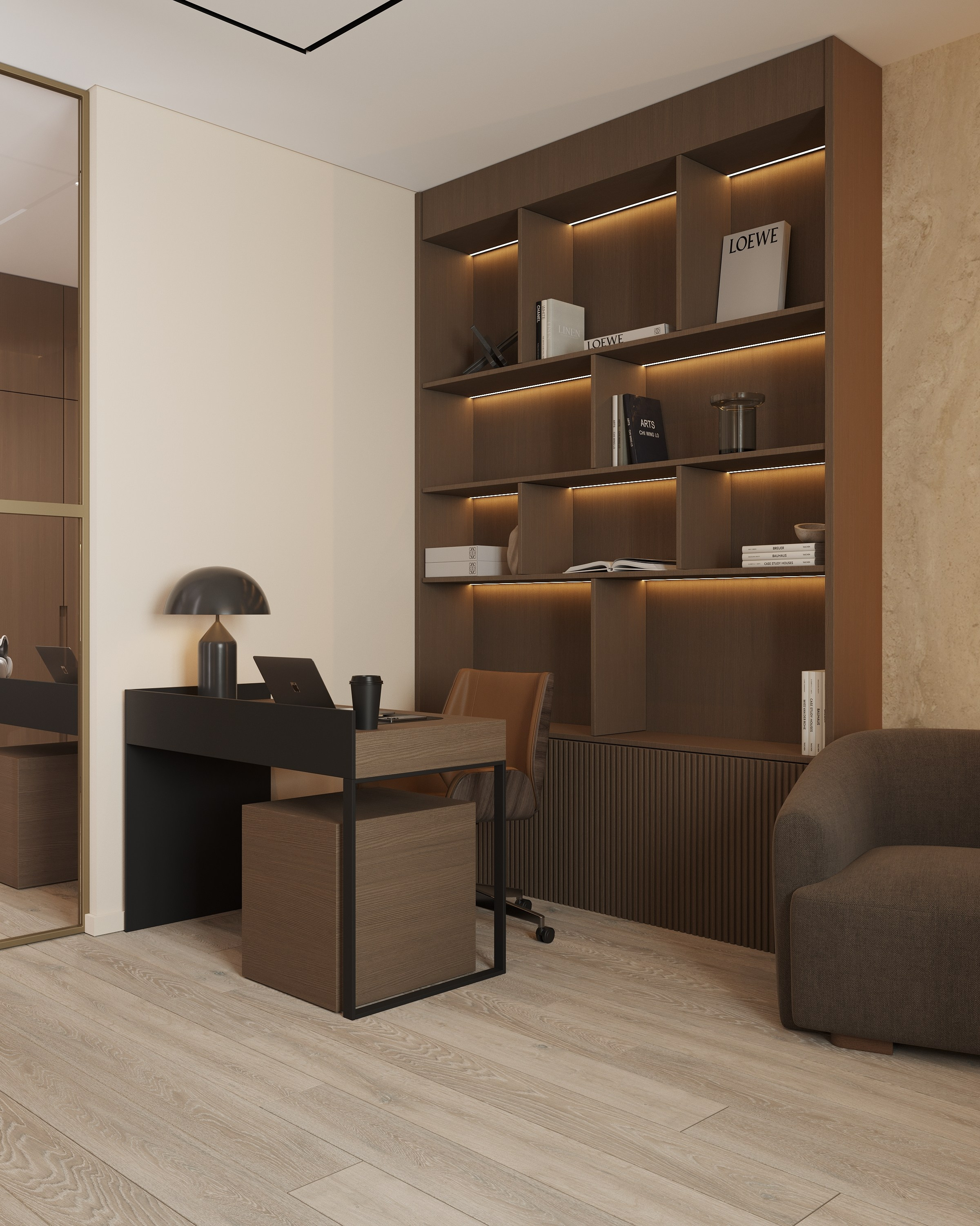 SPB | OFFICE WELL 59 м². 3d визуализатор Анастасия Науменко