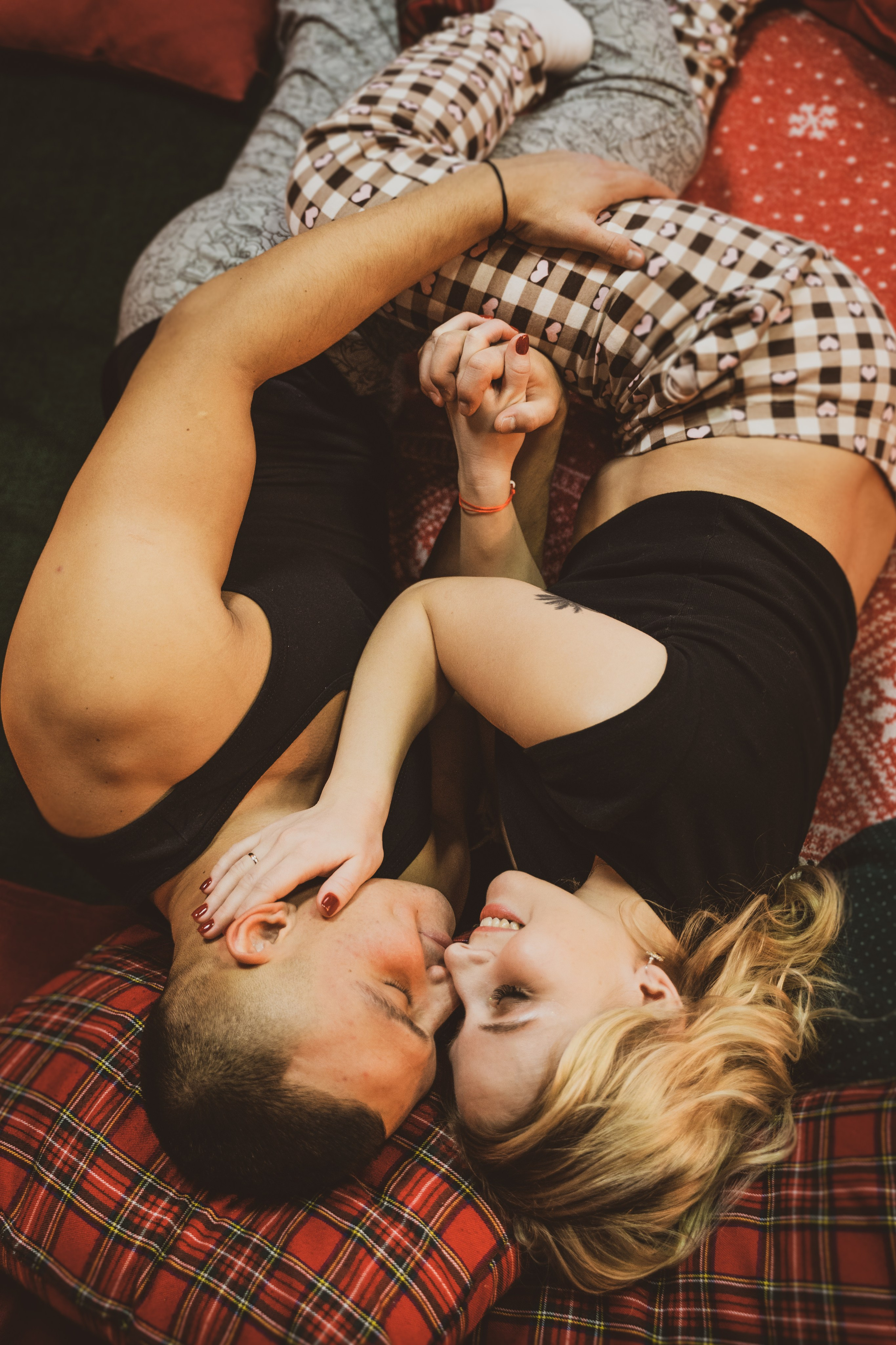 Новогодняя фотосессия беременности в студии. Анна и Кирилл. Свадебный и репортажный фотограф в Уфе| Осетрова Ольга