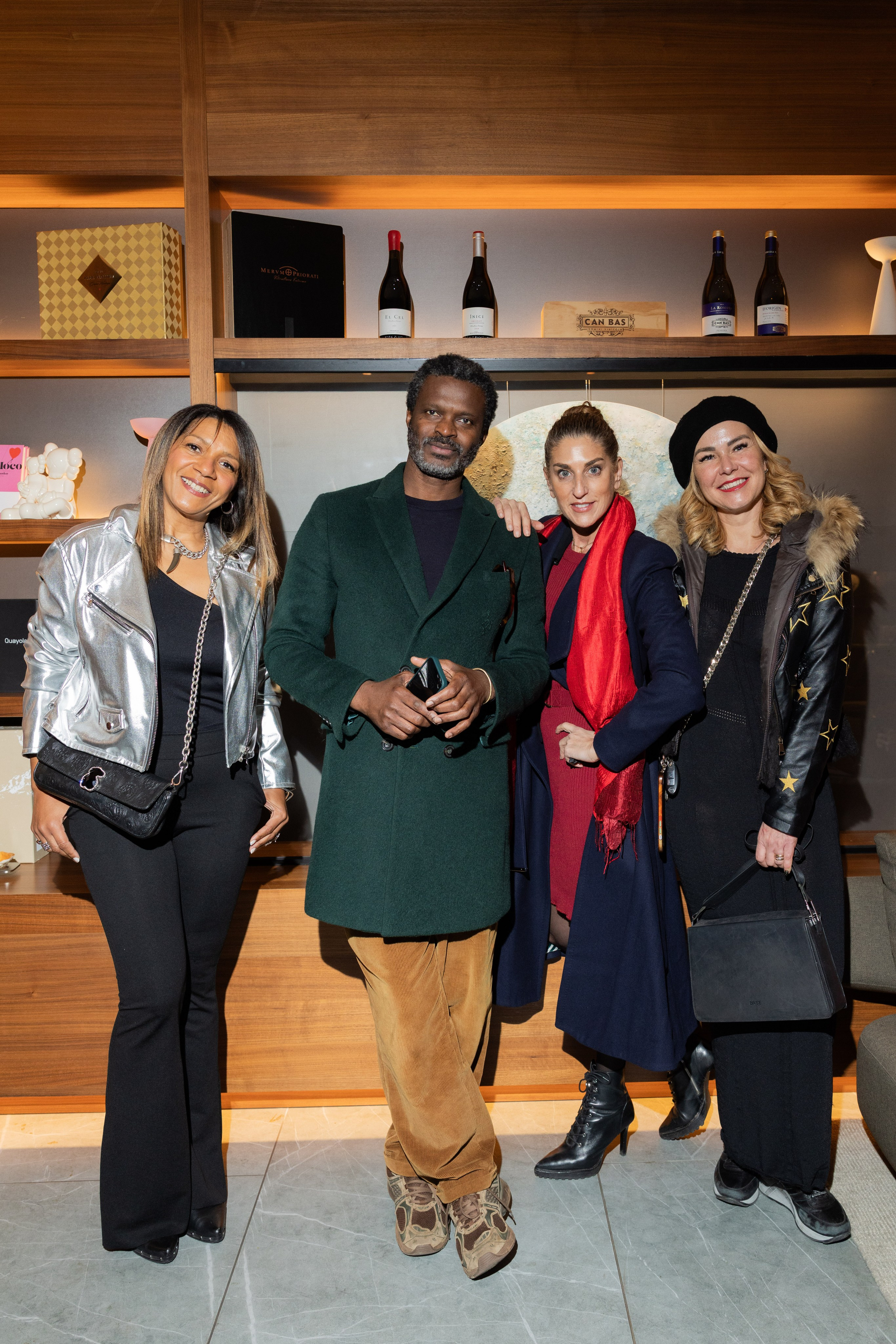 VIP guests enjoying Araik Galstyan’s floral art at the private Meliá Hotel event in Barcelona