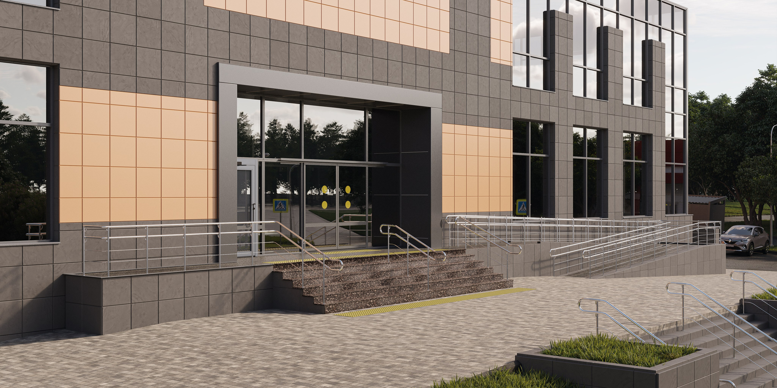 Торговый Центр, Солнцево. 3D визуализация интерьера и архитектурной среды