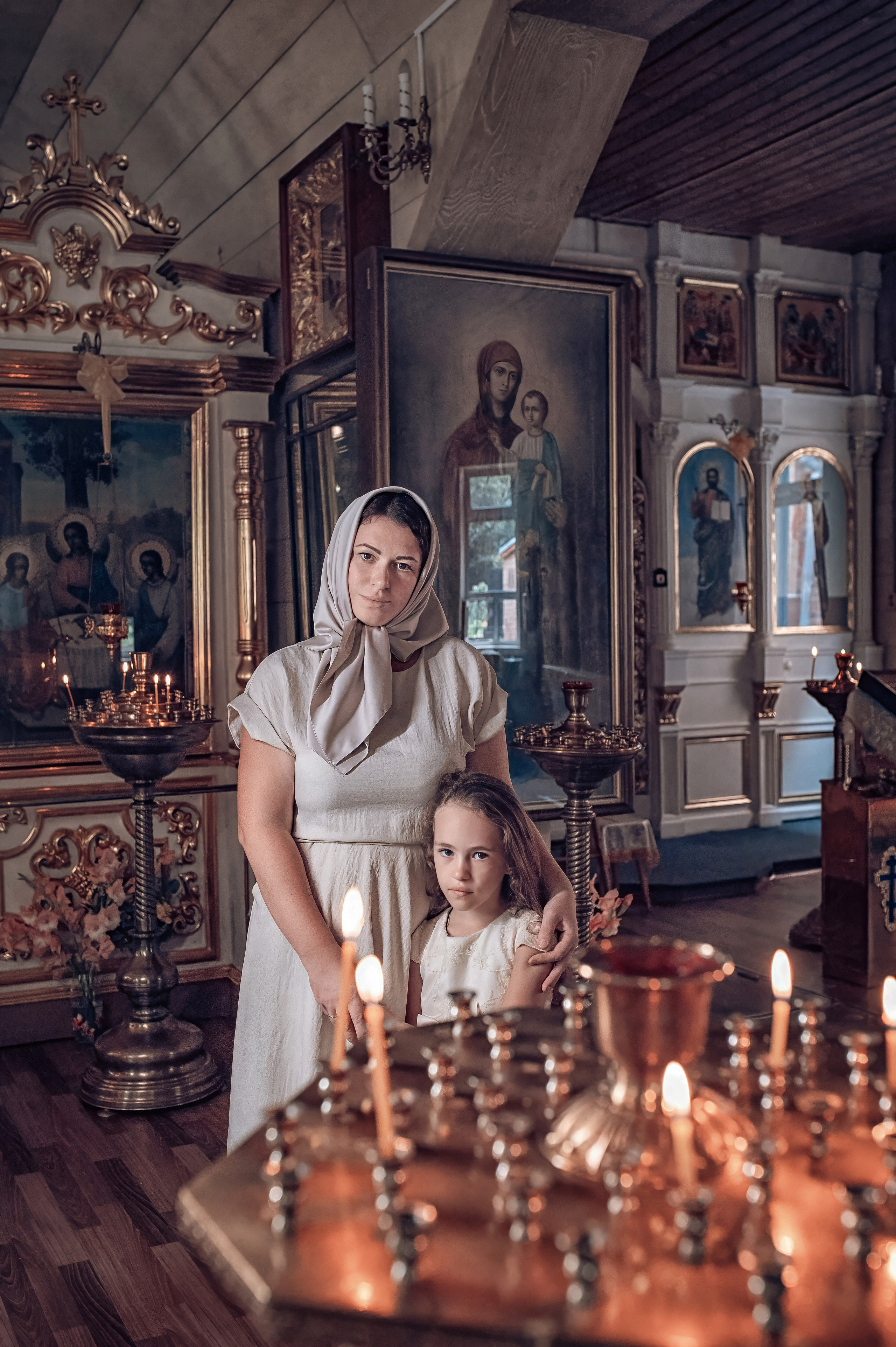 Съемка таинства крещения в храме Николая Чудотворца Красноярск. Фотографы крещения/венчания  Красноярск Татьяна и Вячеслав Переваловы