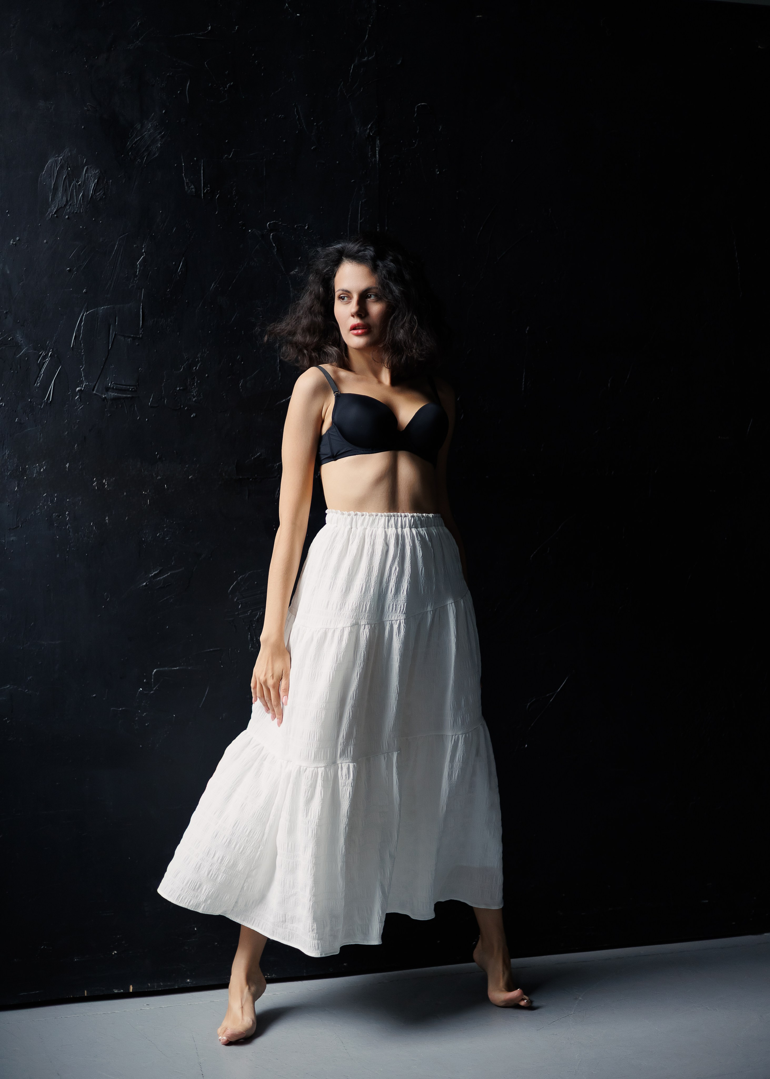 Юбка макси, на резинке. Размер до 50.