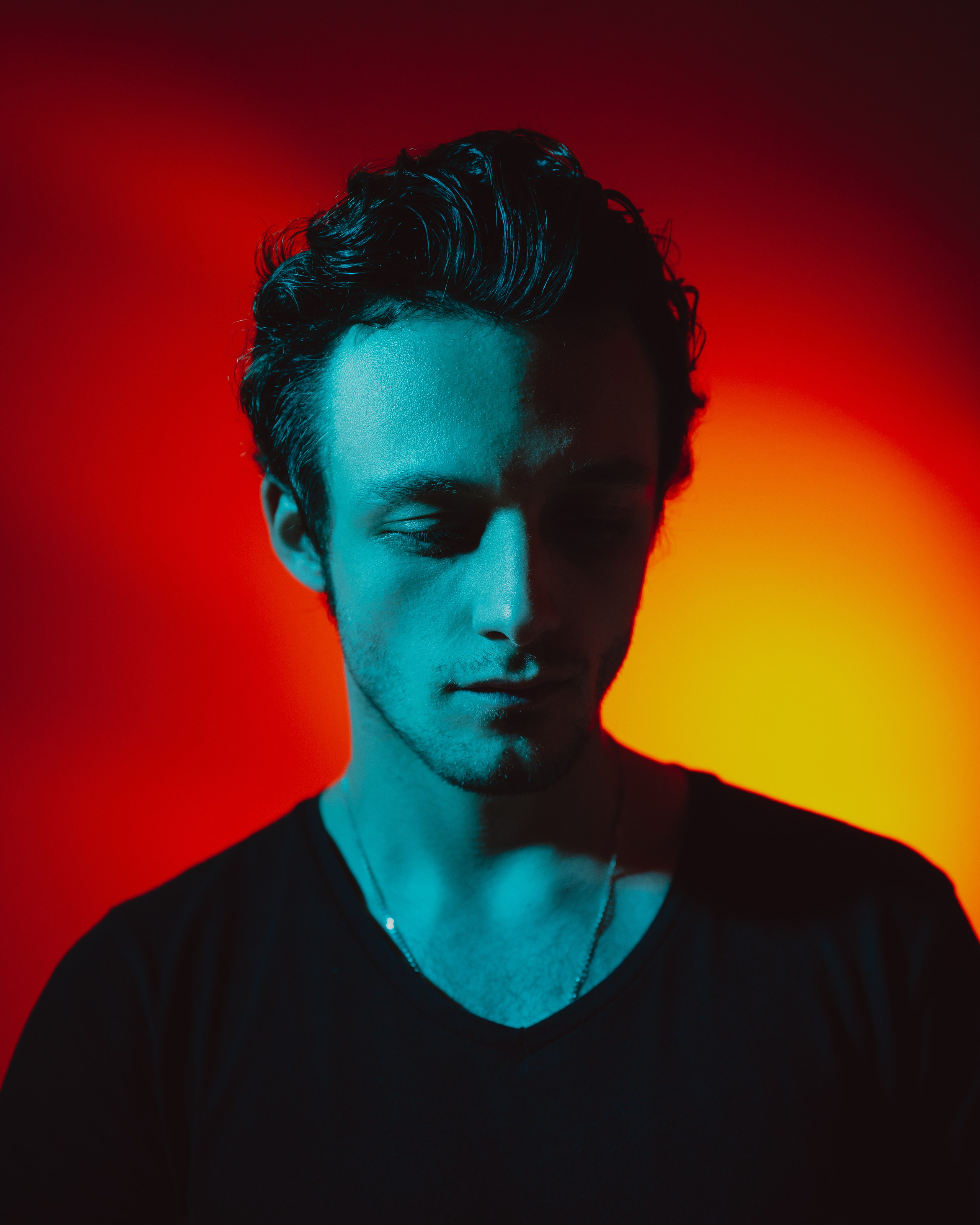 Съемка с цветным светом