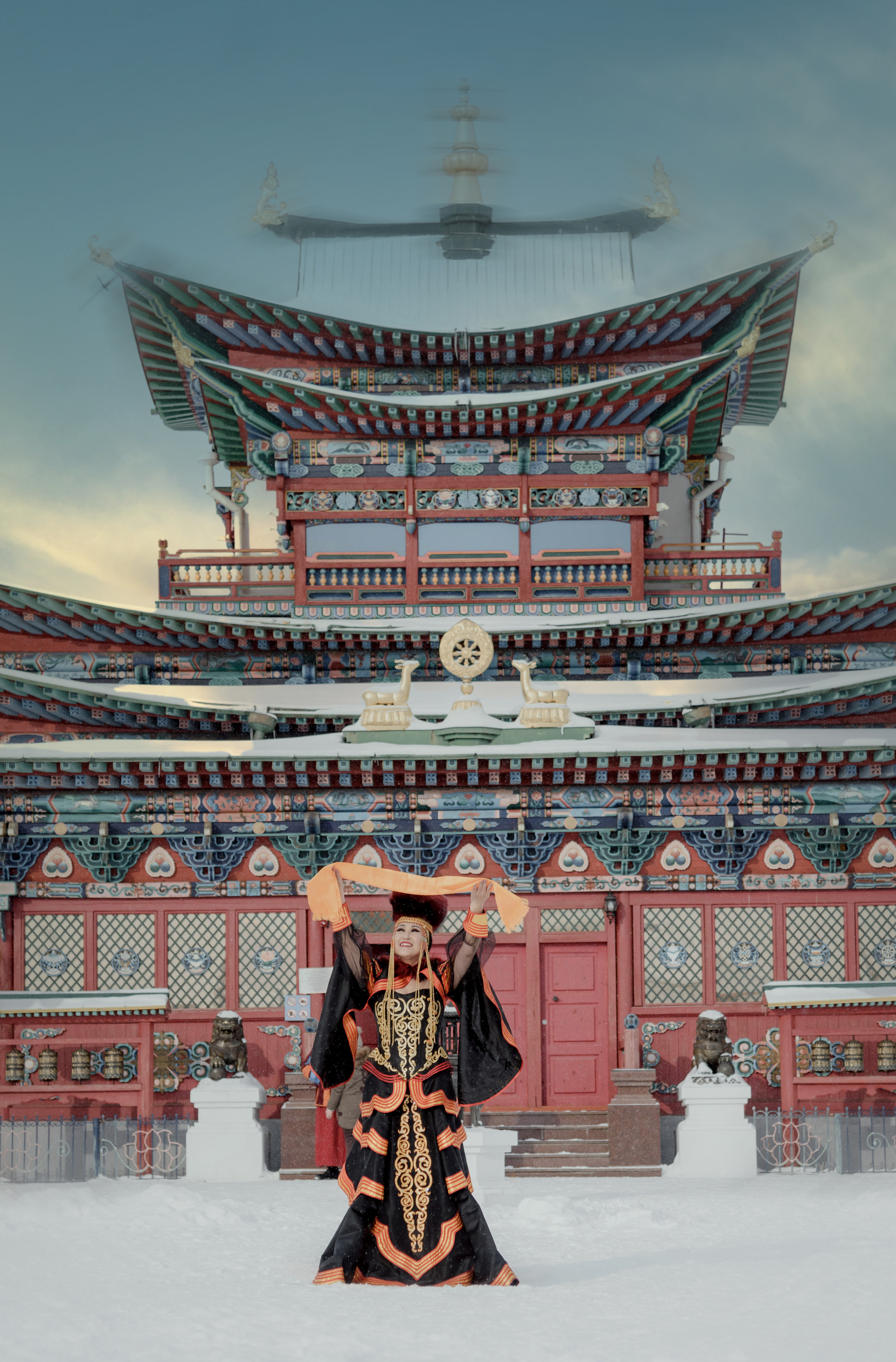 Сагаалганаар сагаан hараар. Фотограф Эллина Дар г. Улан-Удэ