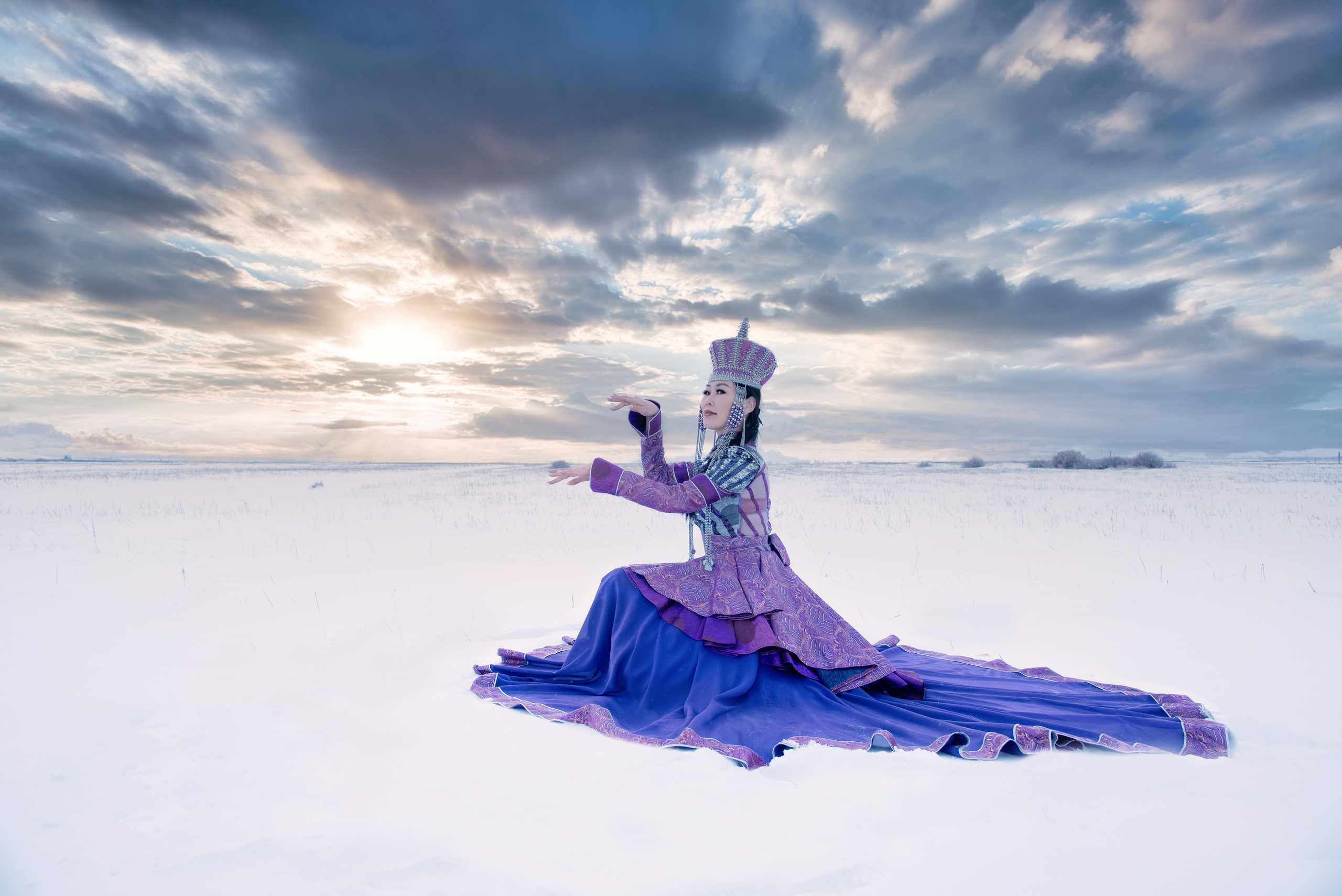 Сагаалганаар сагаан hараар. Фотограф Эллина Дар г. Улан-Удэ