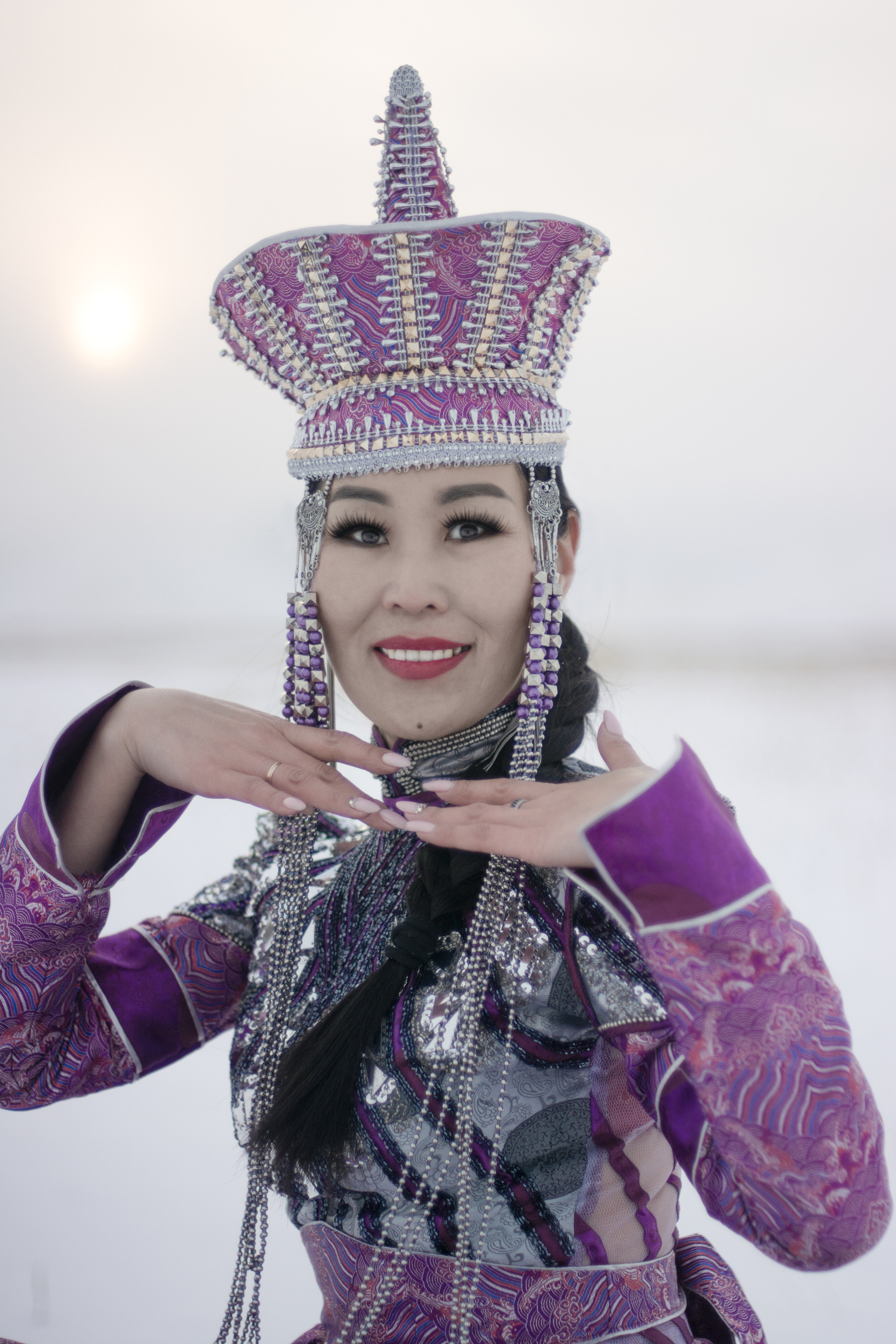 Сагаалганаар сагаан hараар. Фотограф Эллина Дар г. Улан-Удэ