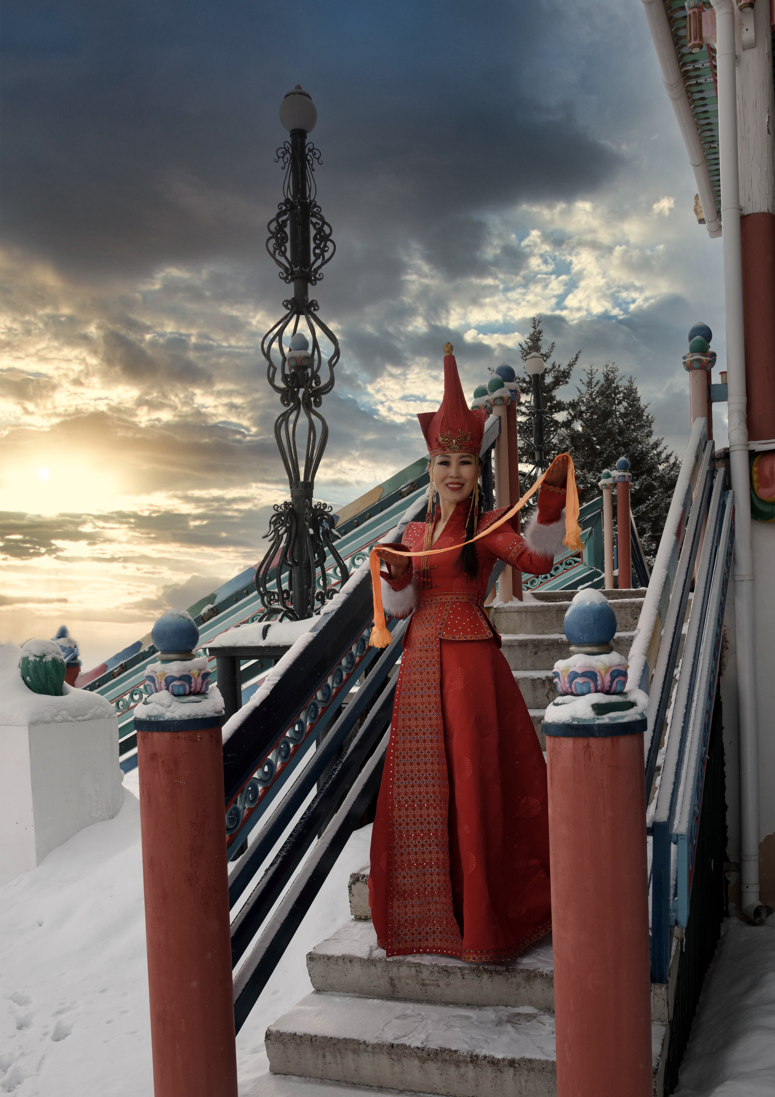 Сагаалганаар сагаан hараар. Фотограф Эллина Дар г. Улан-Удэ