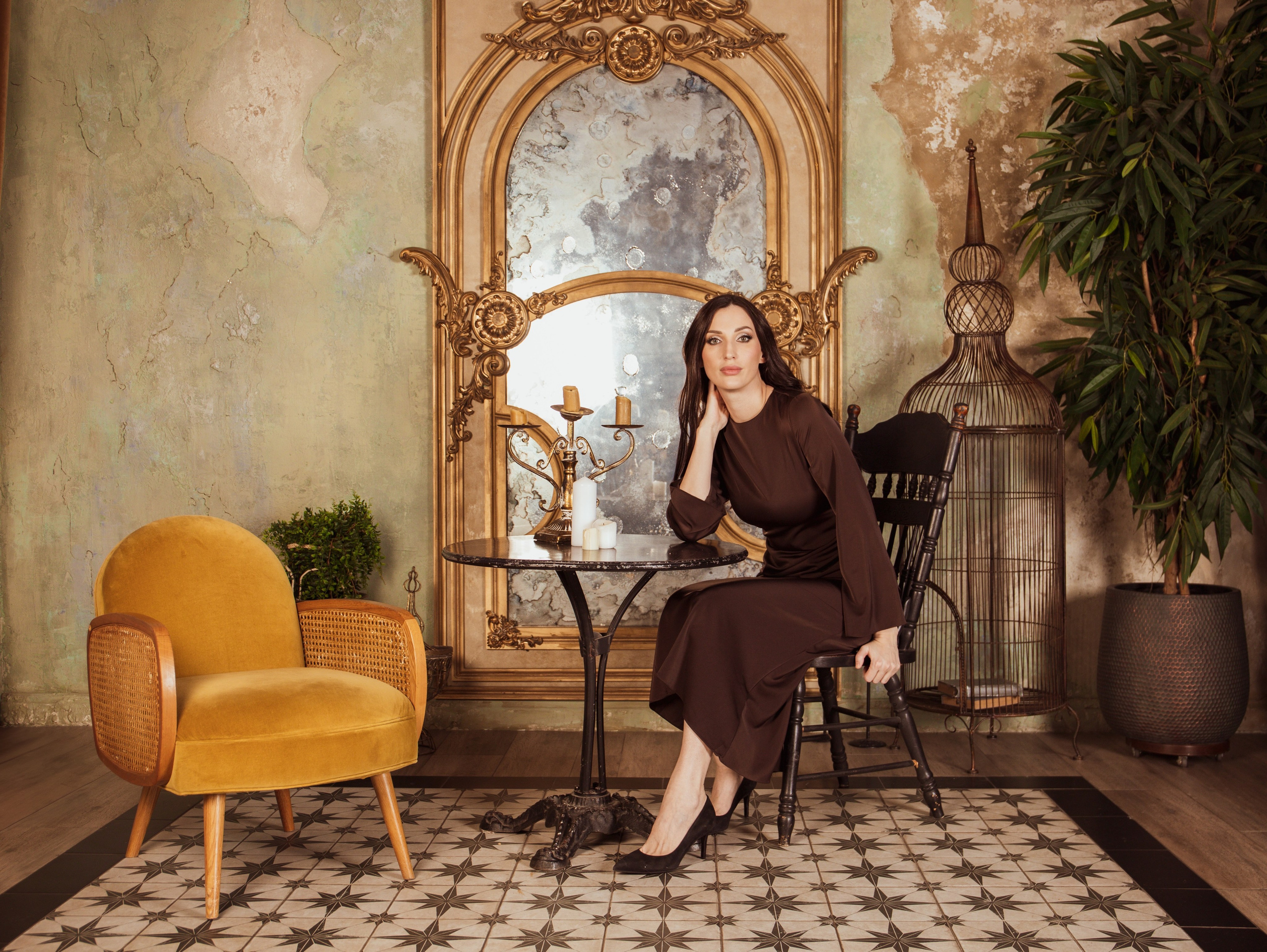 Мама с дочкой, новогодняя сьемка. Свадебный и семейный фотограф в Москве Мила Широких