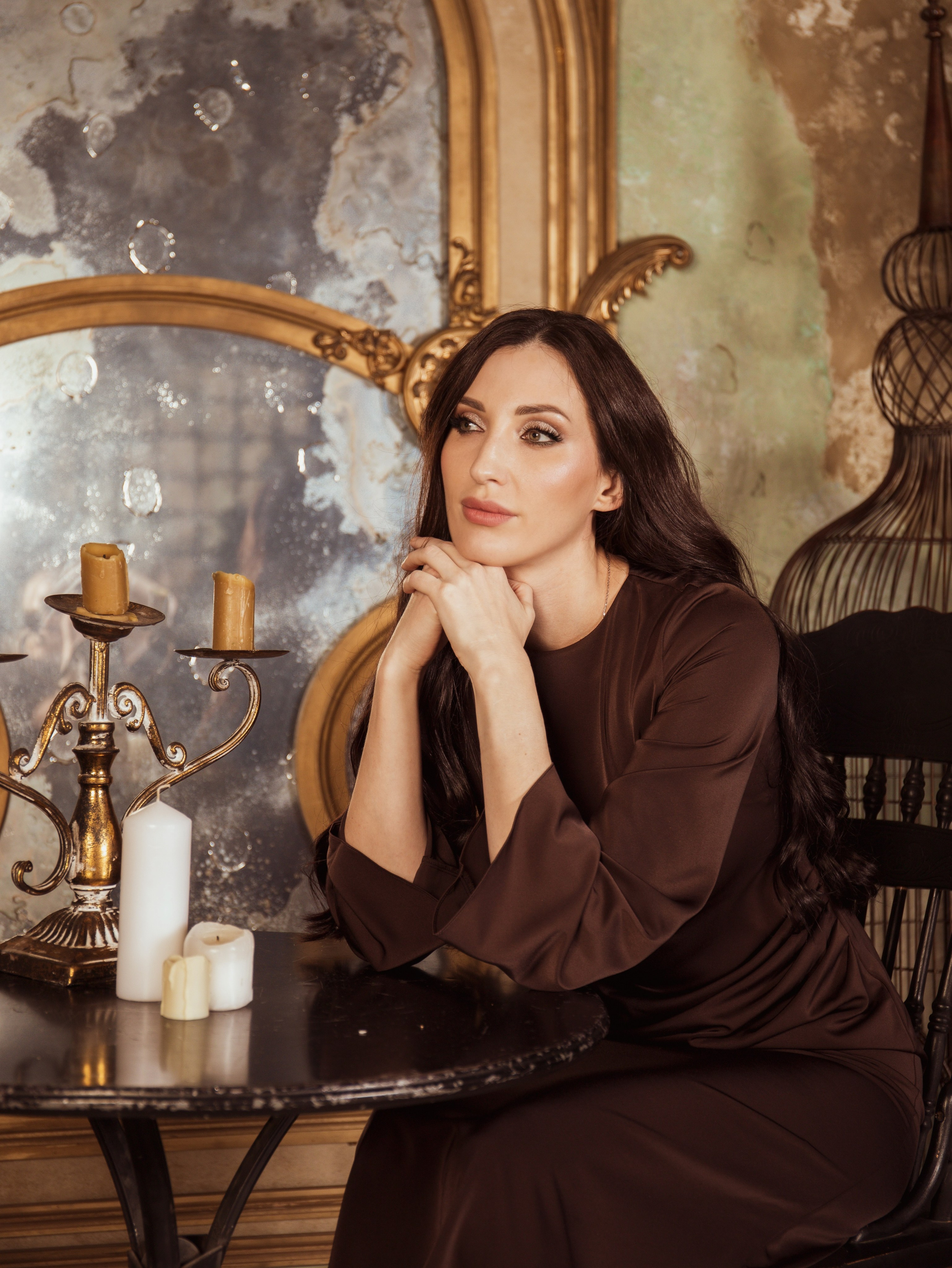 Мама с дочкой, новогодняя сьемка. Свадебный и семейный фотограф в Москве Мила Широких