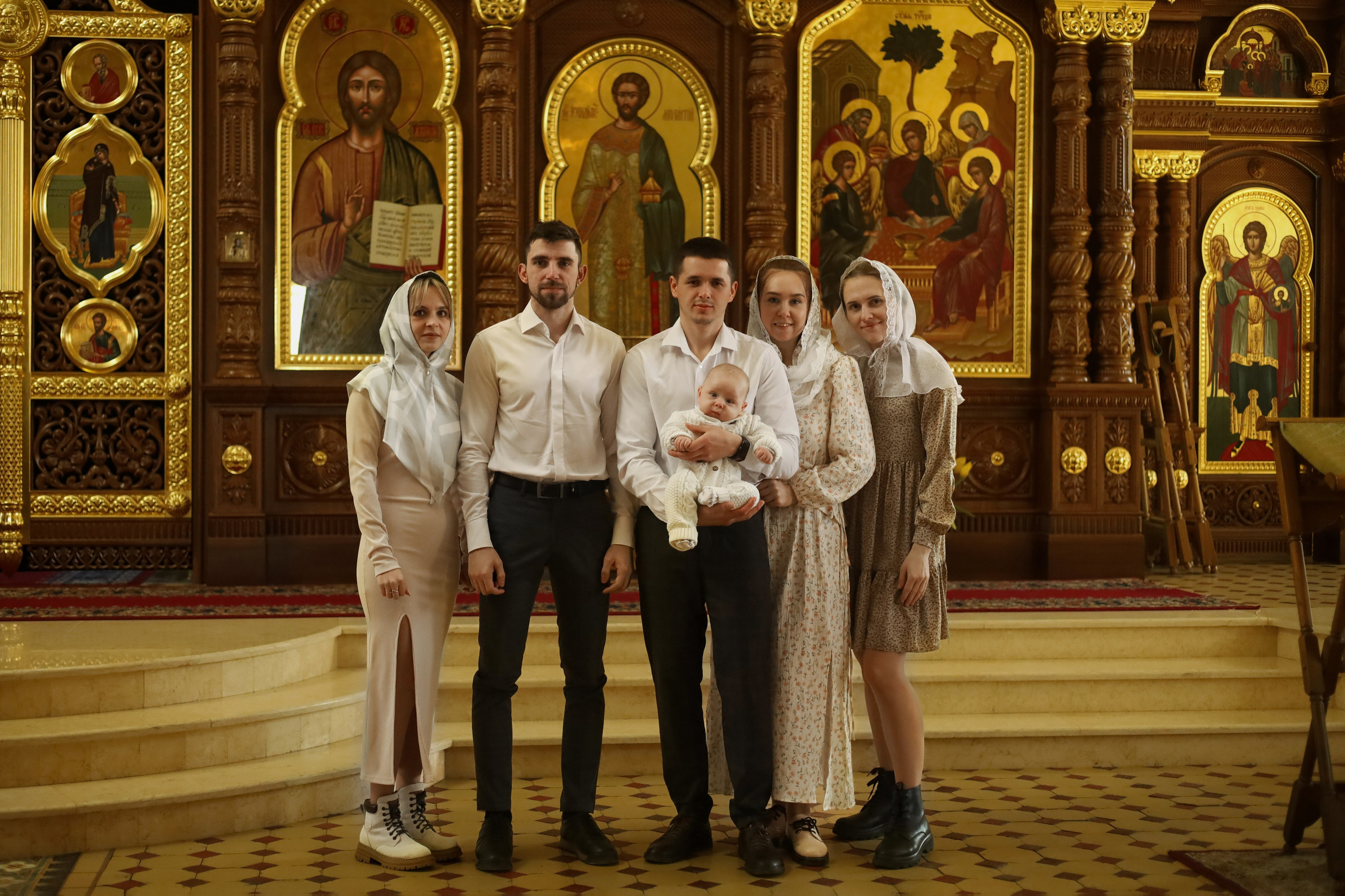 Таинство крещения. Фотограф новорожденных Саратов