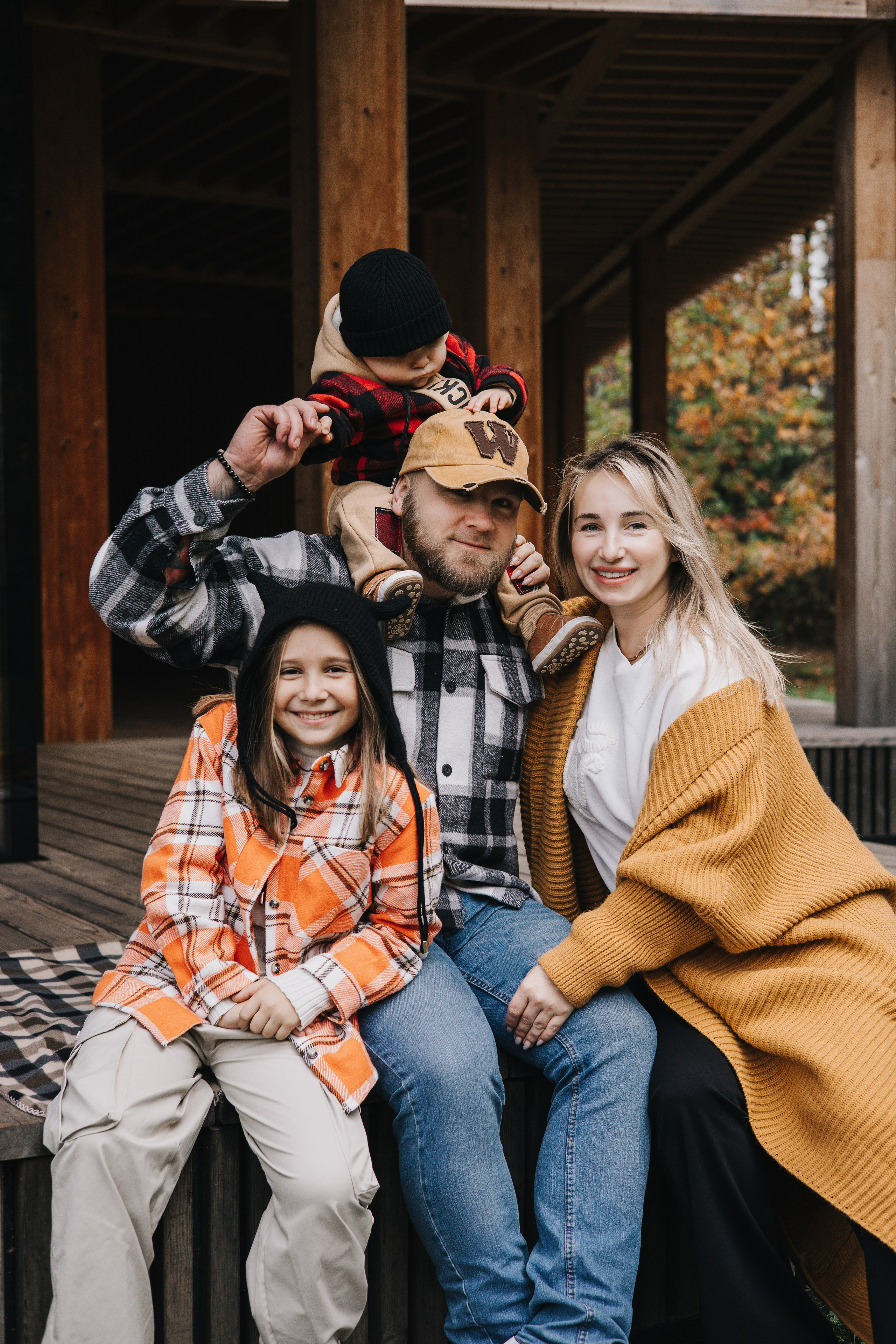 Семейные фотоистории на природе