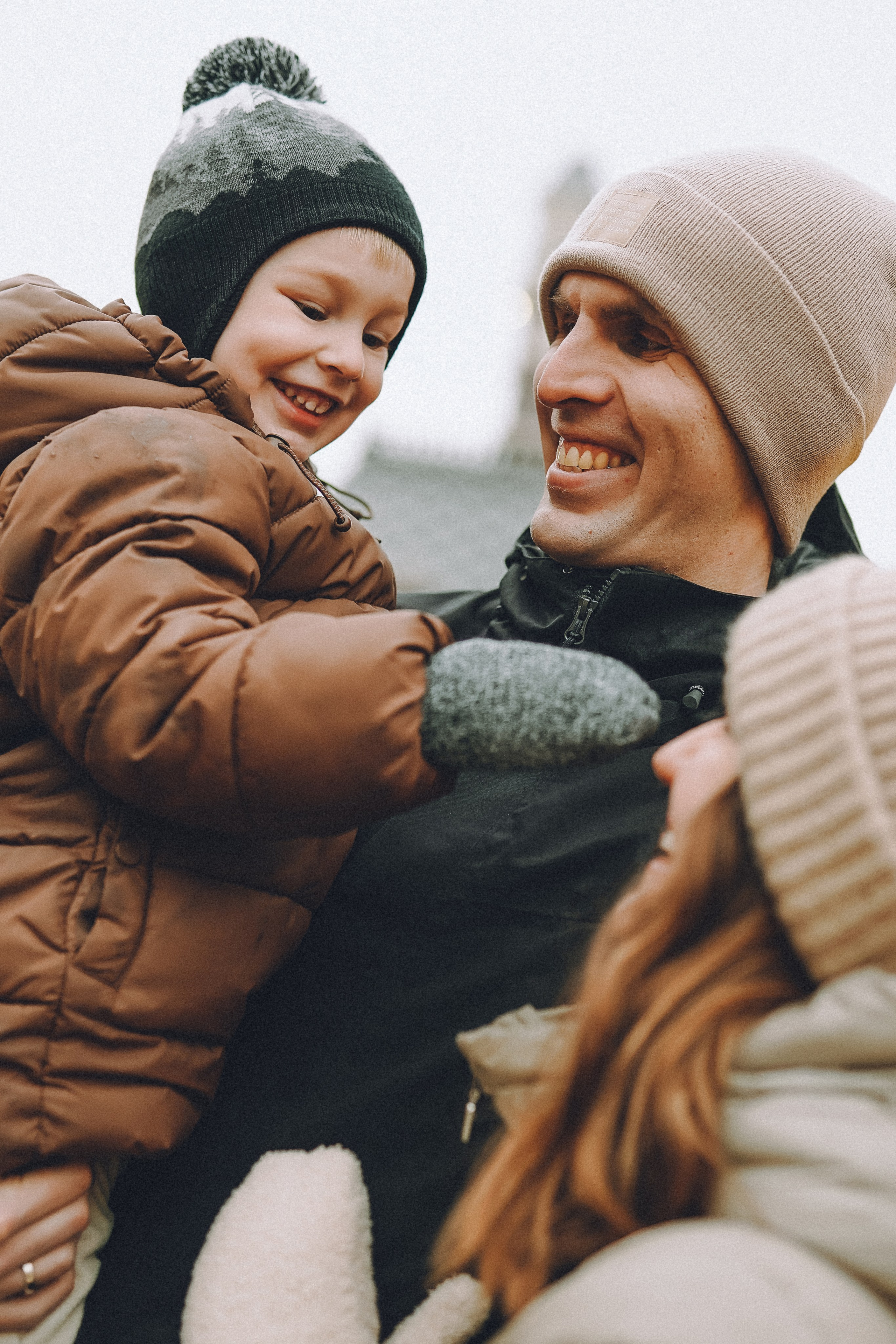 Прогулка по новогодней Москве для Юли, Жени и Вани. Фотограф Наталья Колганова