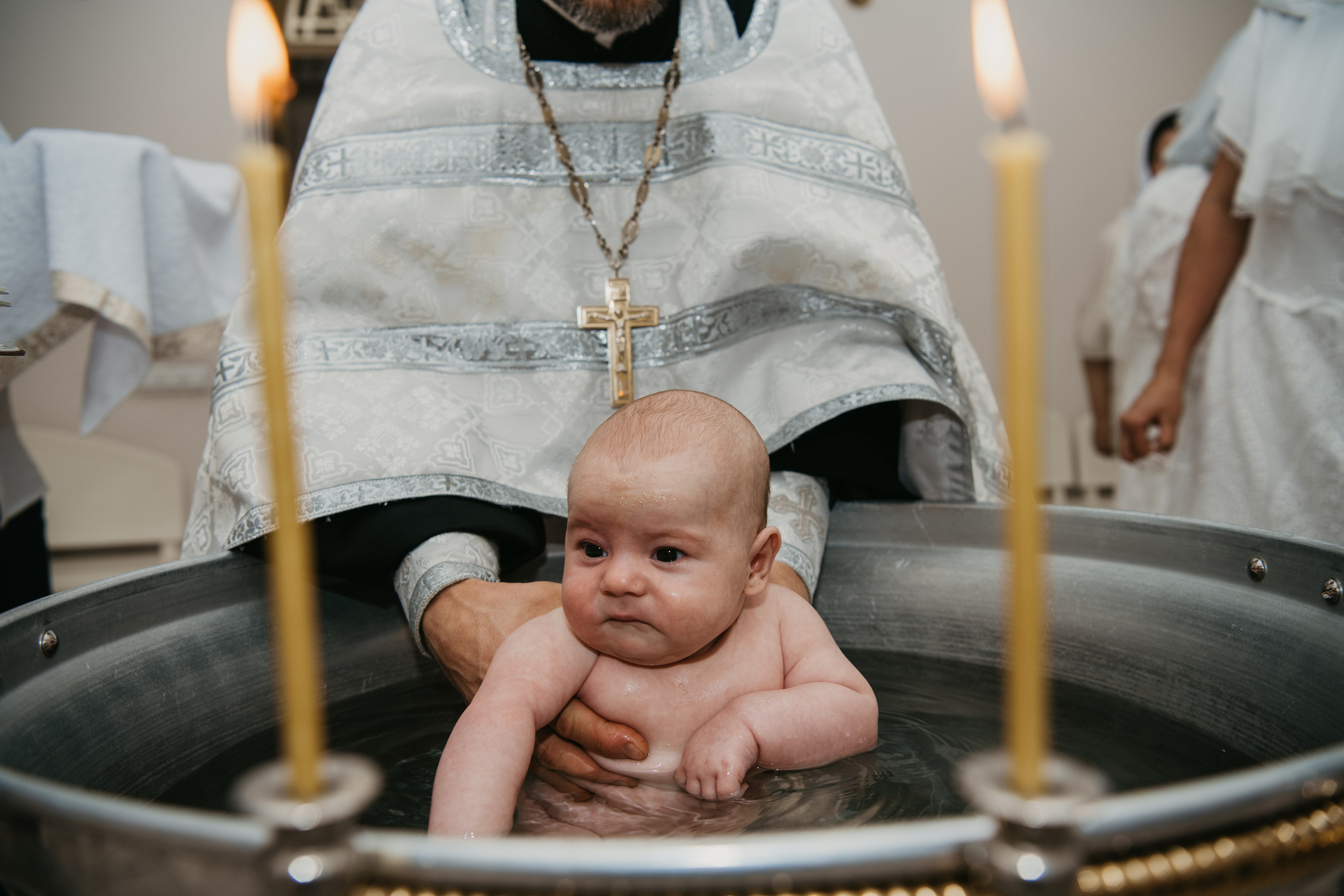 Крещение Евгения. Фотограф на выписку из роддома в Москве и МО