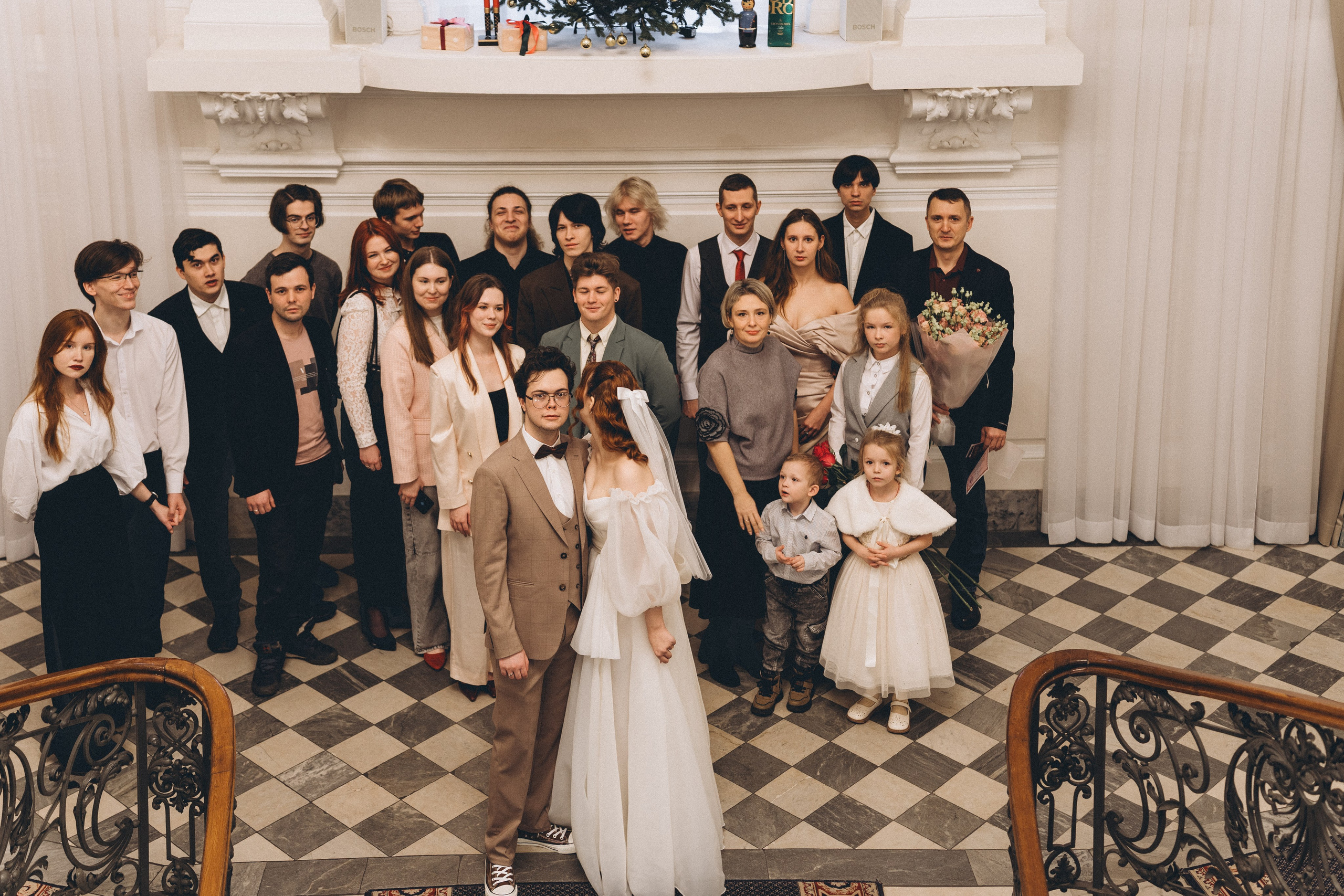 СВАДЕБНАЯ СЬЕМКА ВО ВТОРОМ ДВОРЦЕ С ГОСТЯМИ И ПРОГУЛКА В ТАВРИЧЕСКОМ САДУ. Профессиональный фотограф, Санкт-Петербург — Виктория Богомолова