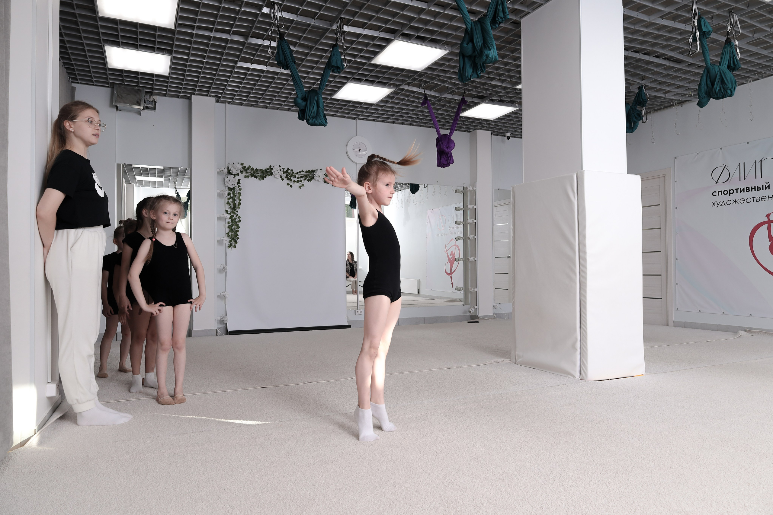 Открытый урок гимнастика. Фотограф Надршина Лилия