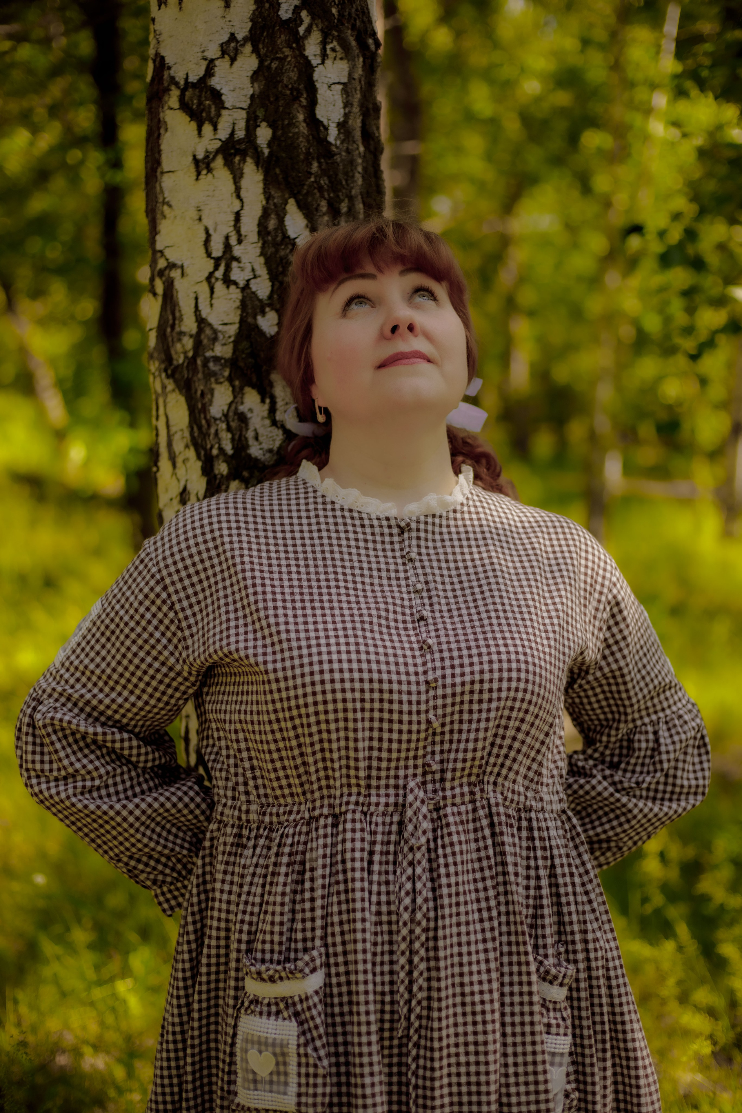 Дама с ретро-велосипедом. Фотограф Екатерина Козловская