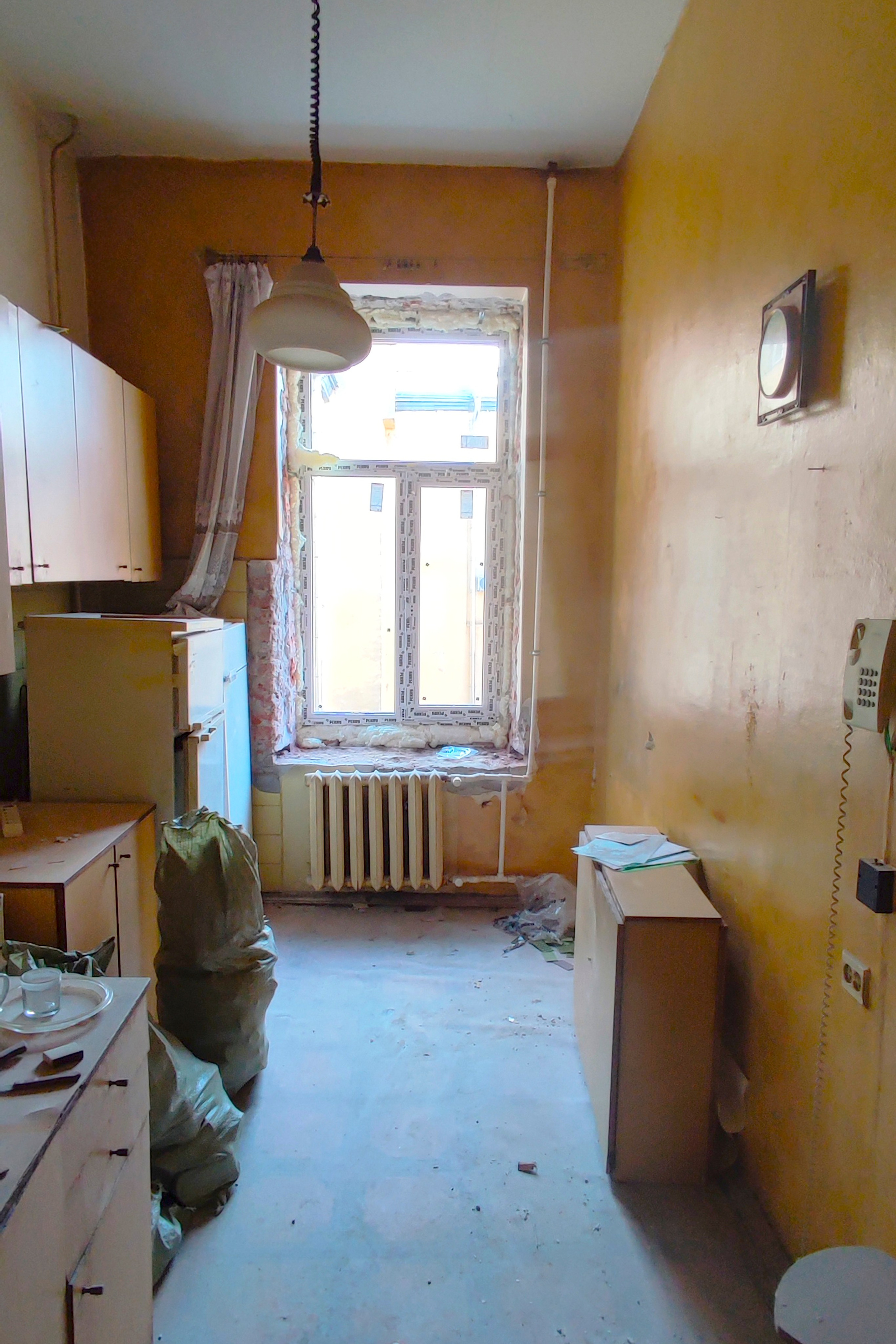 Ремонт квартиры в старом фонде в Санкт-Петербурге Озёрный переулок.