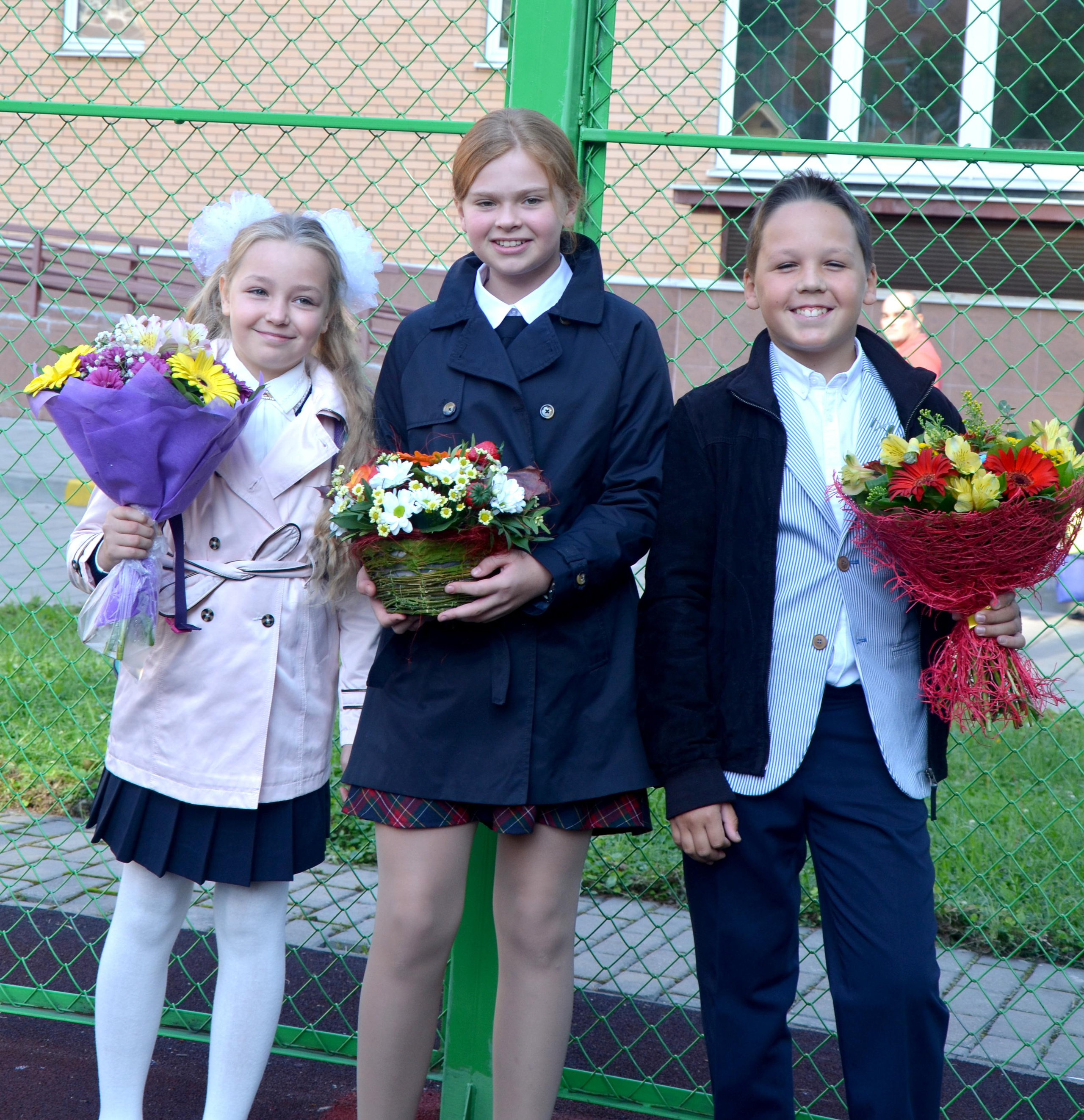 Школьная линейка на 1 сентября, фотограф Голубева Наталья, Москва