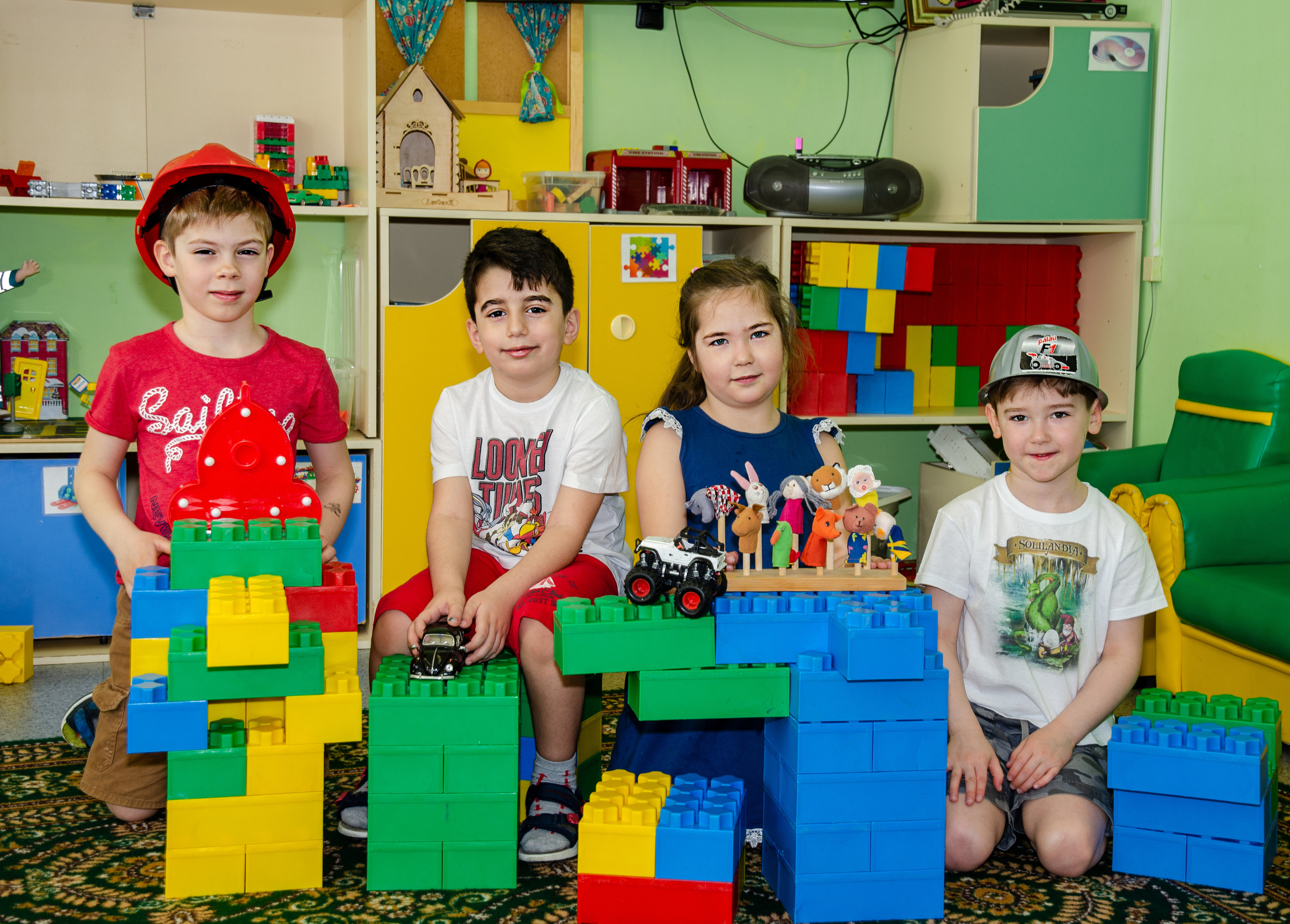 Выпускная группа. Семейный и детский фотограф в детских садах и школах