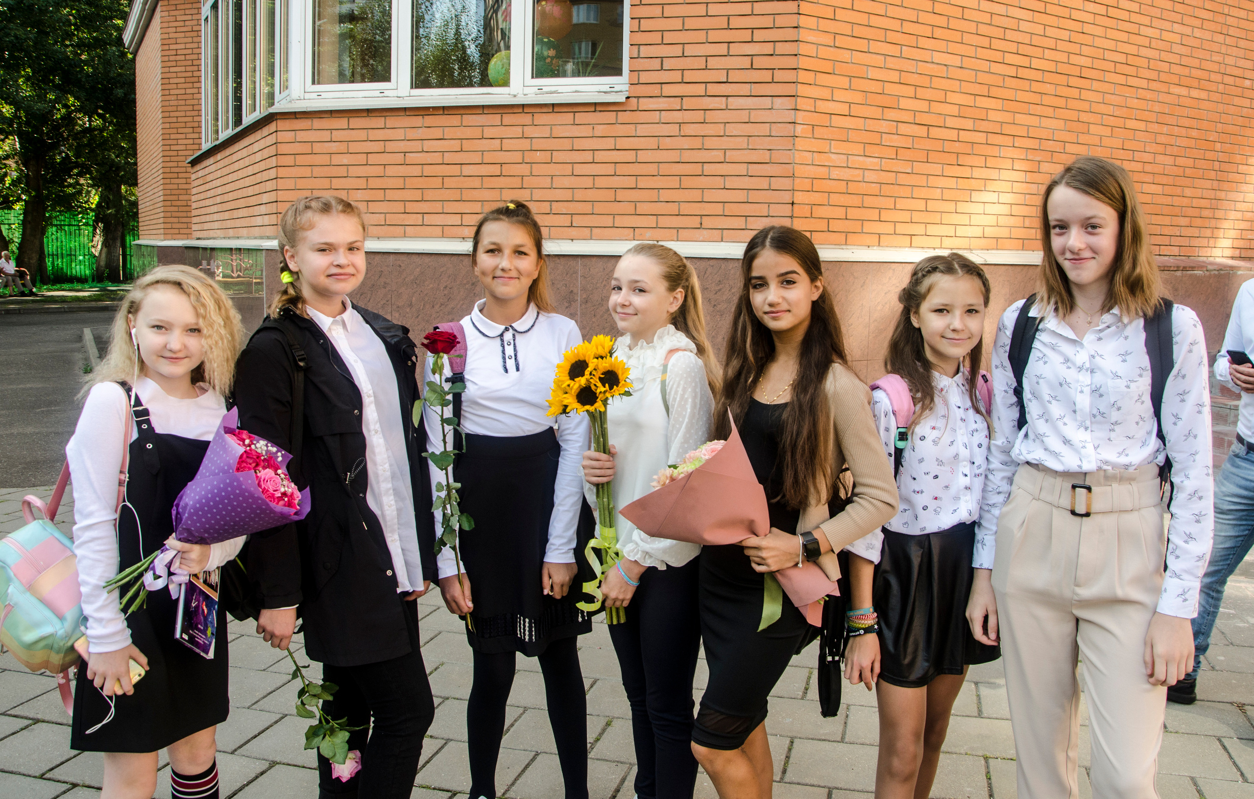 Школьная линейка на 1 сентября, фотограф Голубева Наталья, Москва