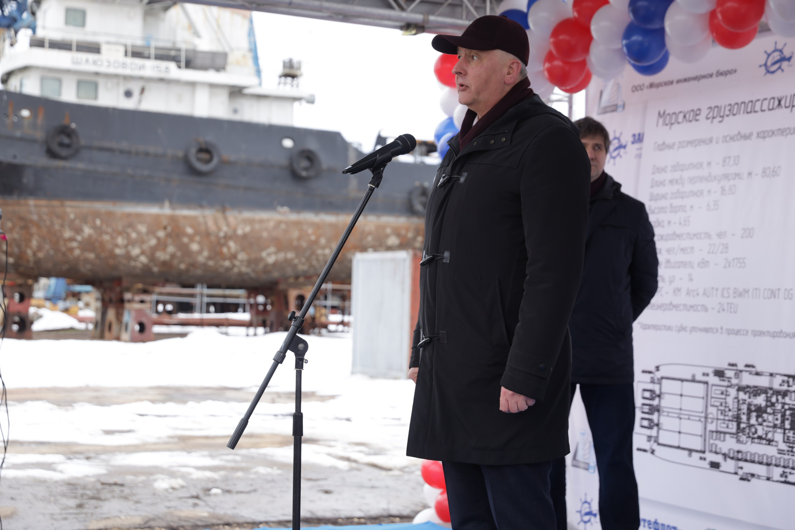 ЗАО нефтефлот Зимние фото + закаладка киля Судна. Фотограф в Самаре Максим Тырин